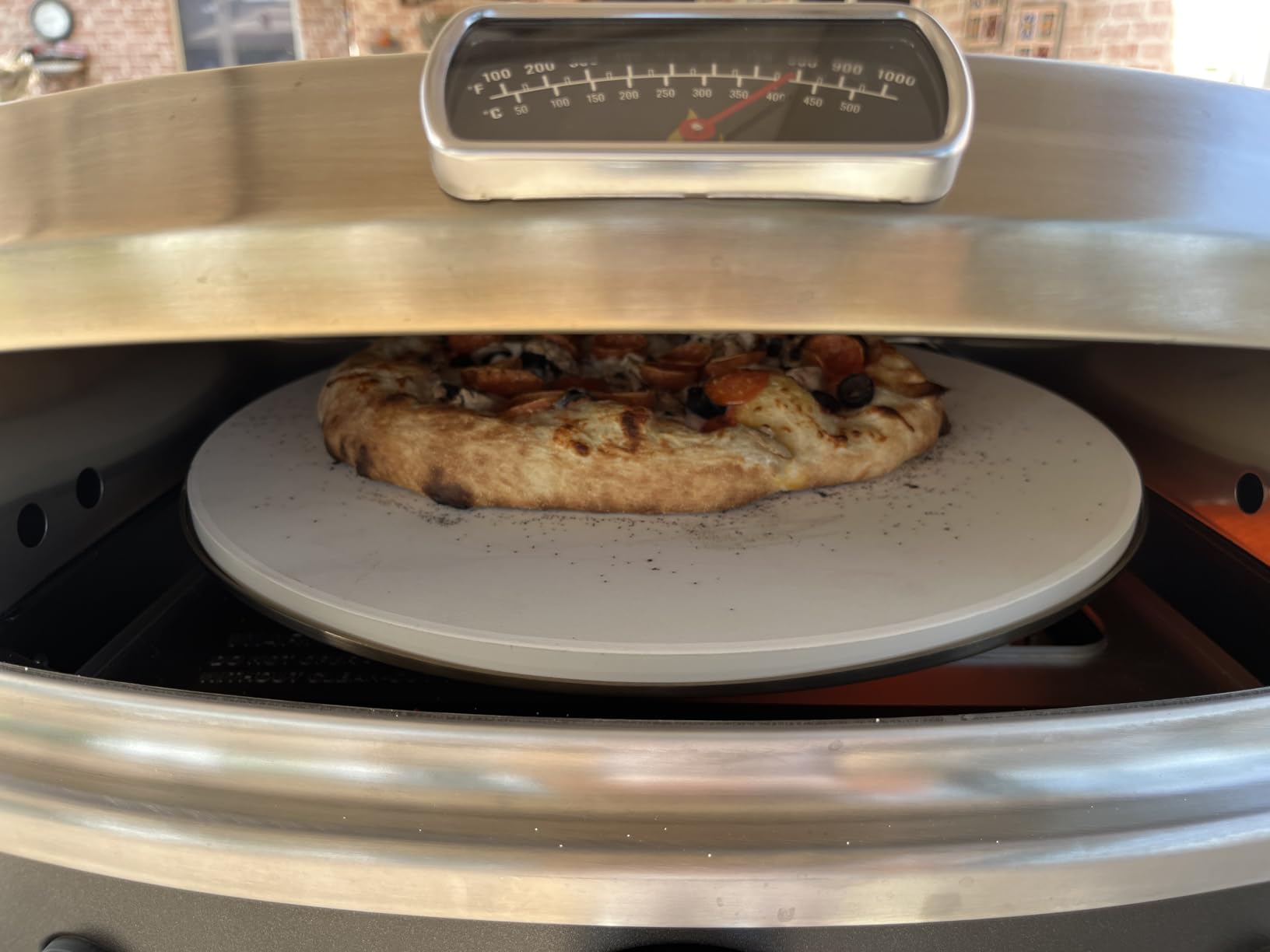 HALO Versa 16 Pizza Oven | 16” Rotating Stone, Patented Dual Burner System, 5-Minute Pizzas, Easy Clean | Propane Powered | HZ-1004-ANA customer photo 2