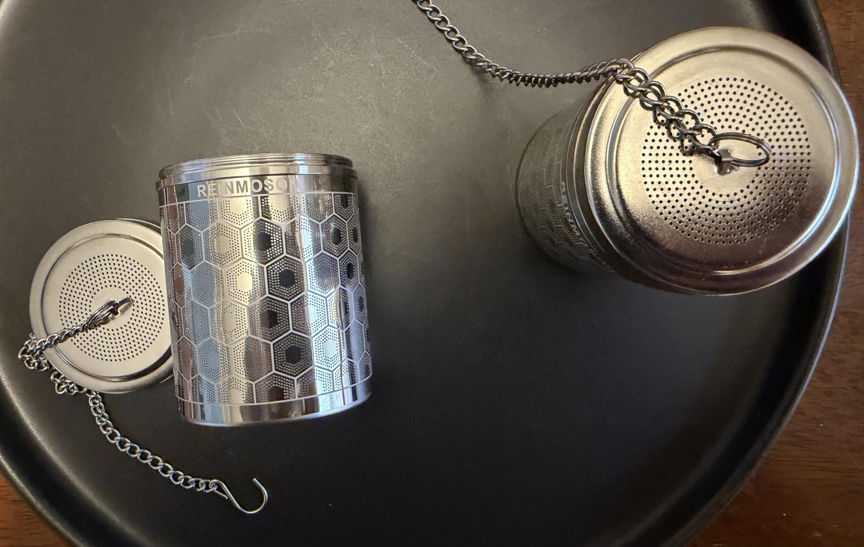 Reinmoson Extra Fine Mesh Tea Strainers for Loose Tea 1.5” x 2.2” customer photo 1