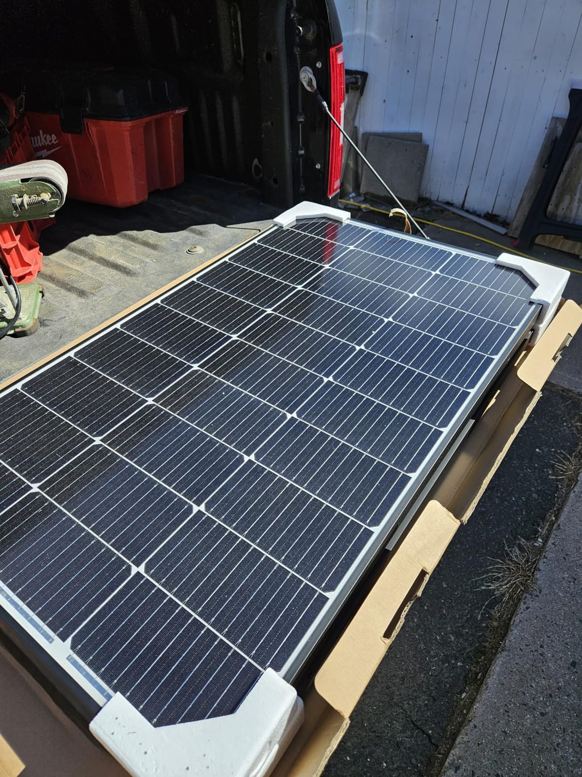 JJN Solar Panel Kit 300 Watt 12 Volt Monocrystalline Solar Panels with 40A PWM Charge Controller 2 Pair Solar Panel Cables 3 Set Z Brackets 4 Way Connector for RV Camper Marine Boat Off Grid System customer photo 1