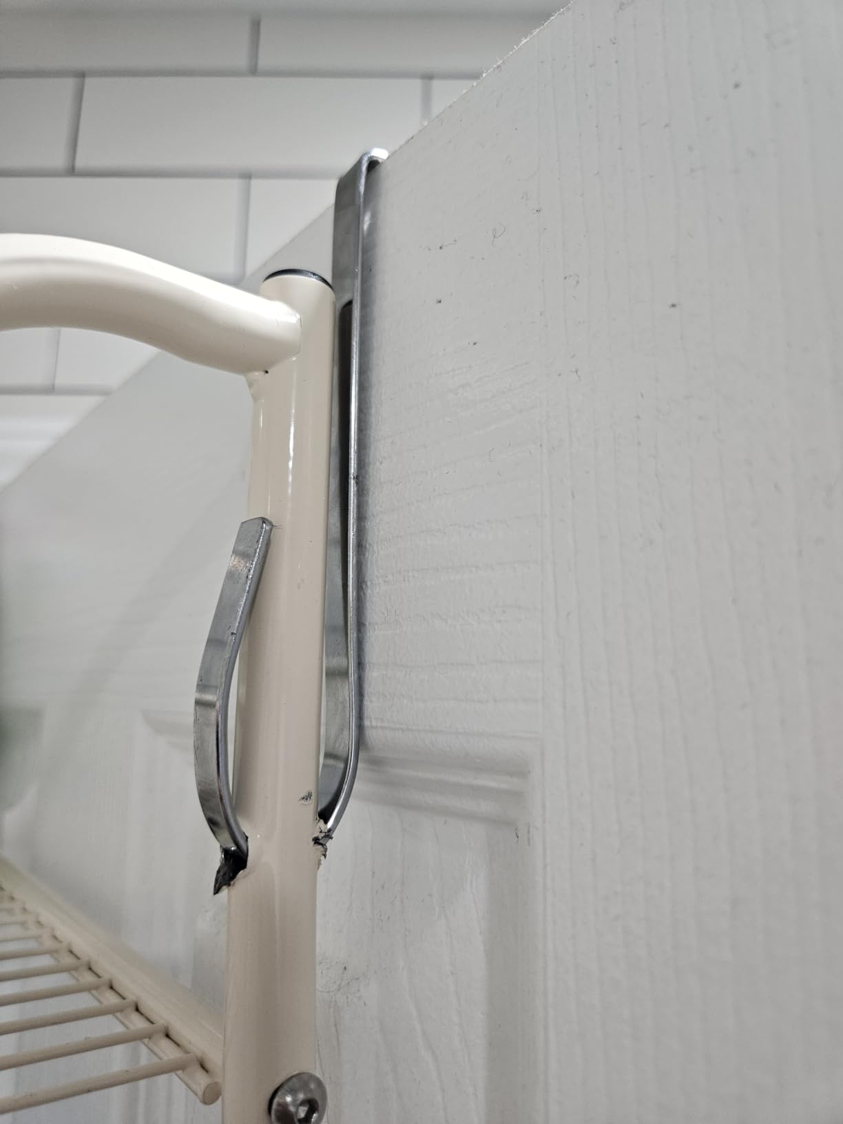 FYY Over the Door Hooks, Single-Hanger 4 Pack, Fits Doors 1 3/8