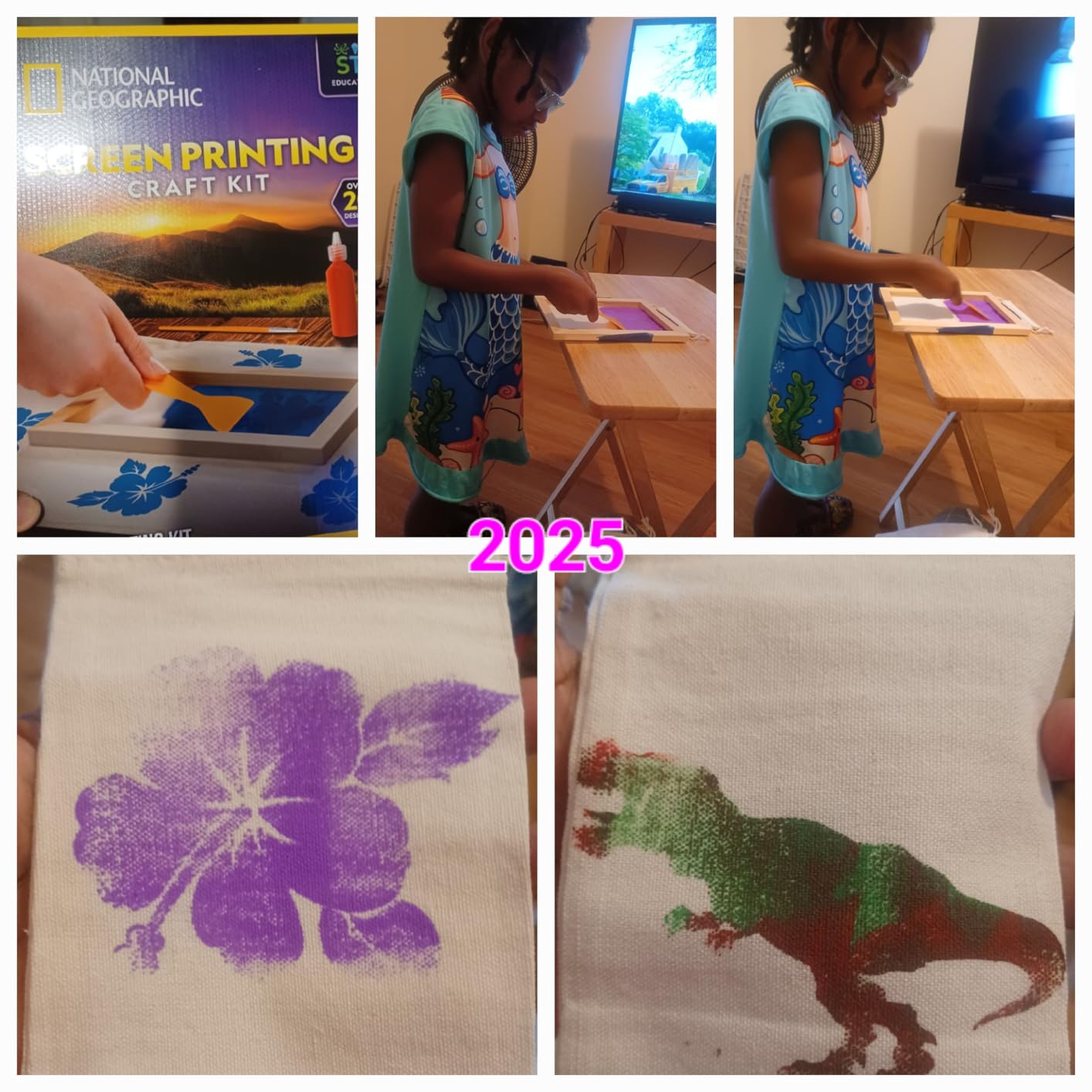 National Geographic Screen Printing Arts and Crafts Kit for Kids customer photo 2