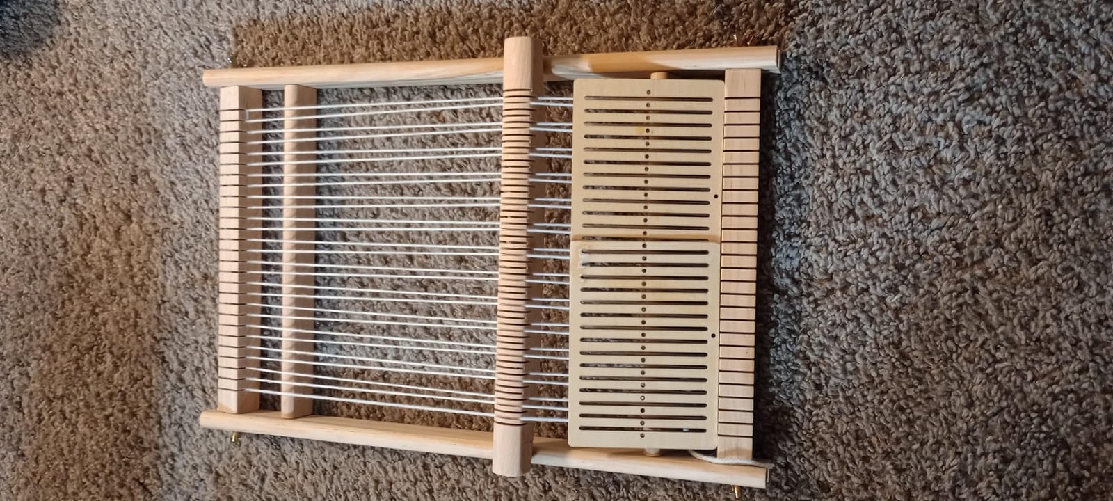 Weaving Loom Kit,Wooden Multi-Craft Weaving Loom Tapestry Loom Large Frame 9.85x 15.5inch,DIY Hand-Knitting Weaving Machine with Loom Stick Bar for Kids, Adult and Beginners Handcraft Loom customer photo 2