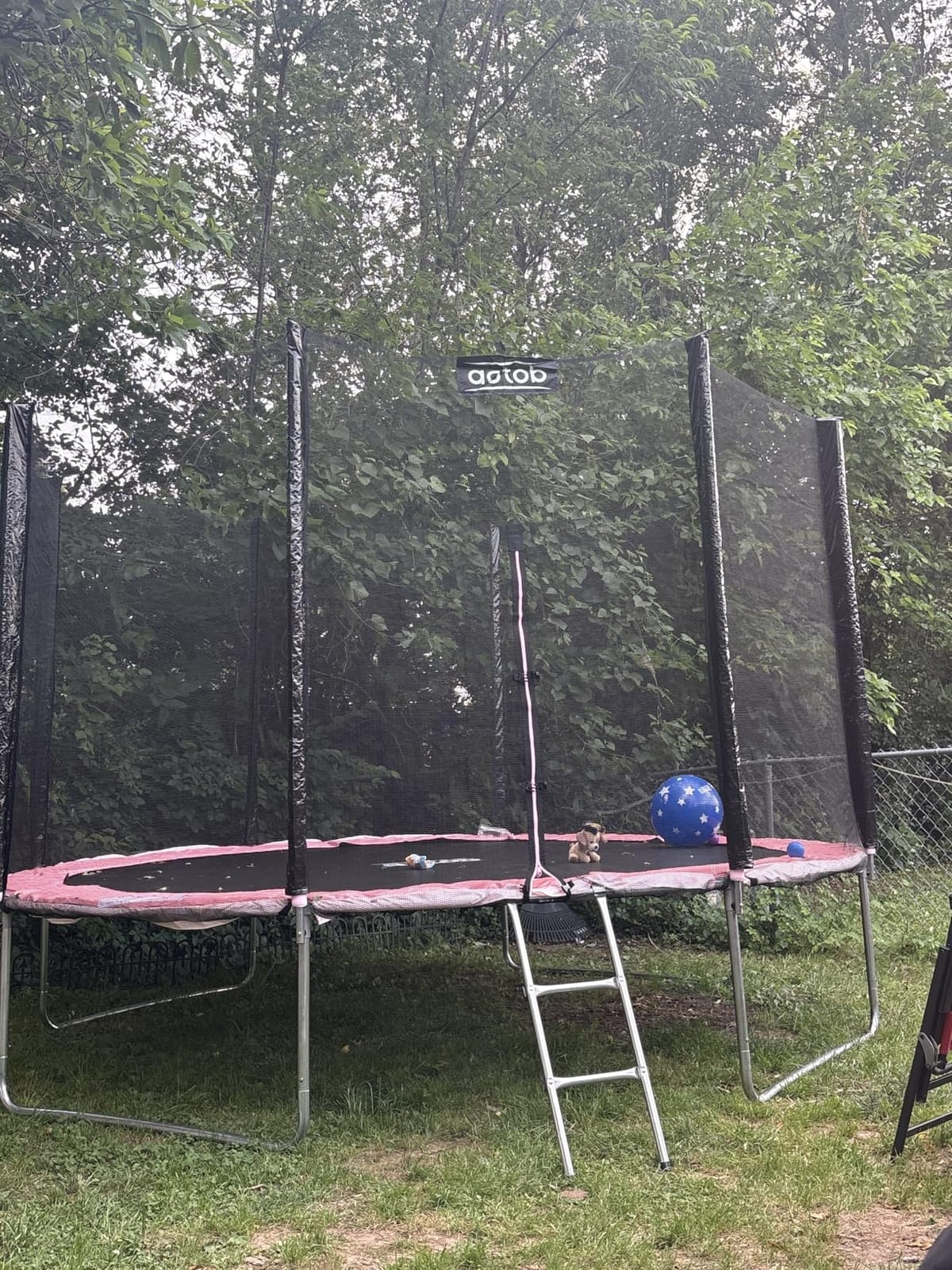 AOTOB Trampoline with Net for Kids Outdoor 8 10 12 14 15FT ASTM 400LBS customer photo 2