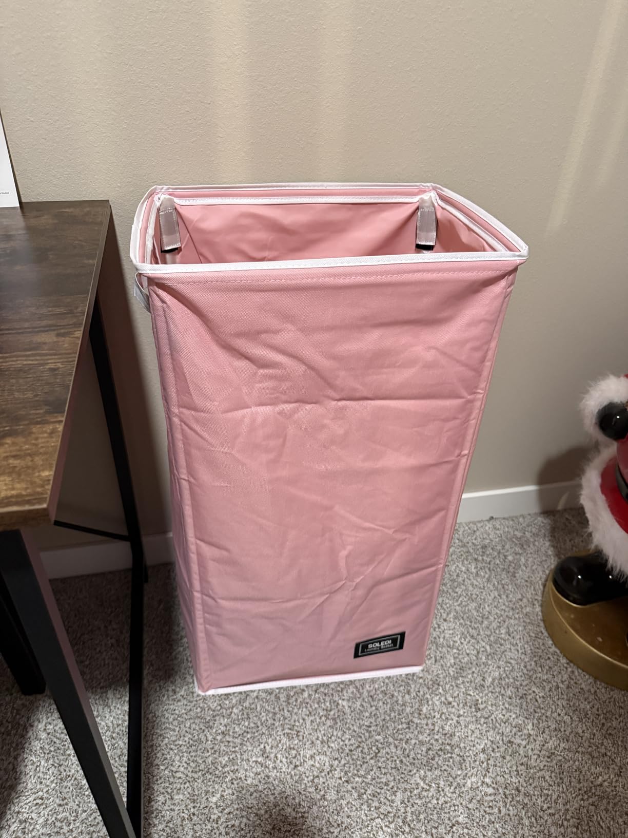 SOLEDI 100L Laundry Hamper with Lid, Large Collapsible Laundry Basket customer photo 1