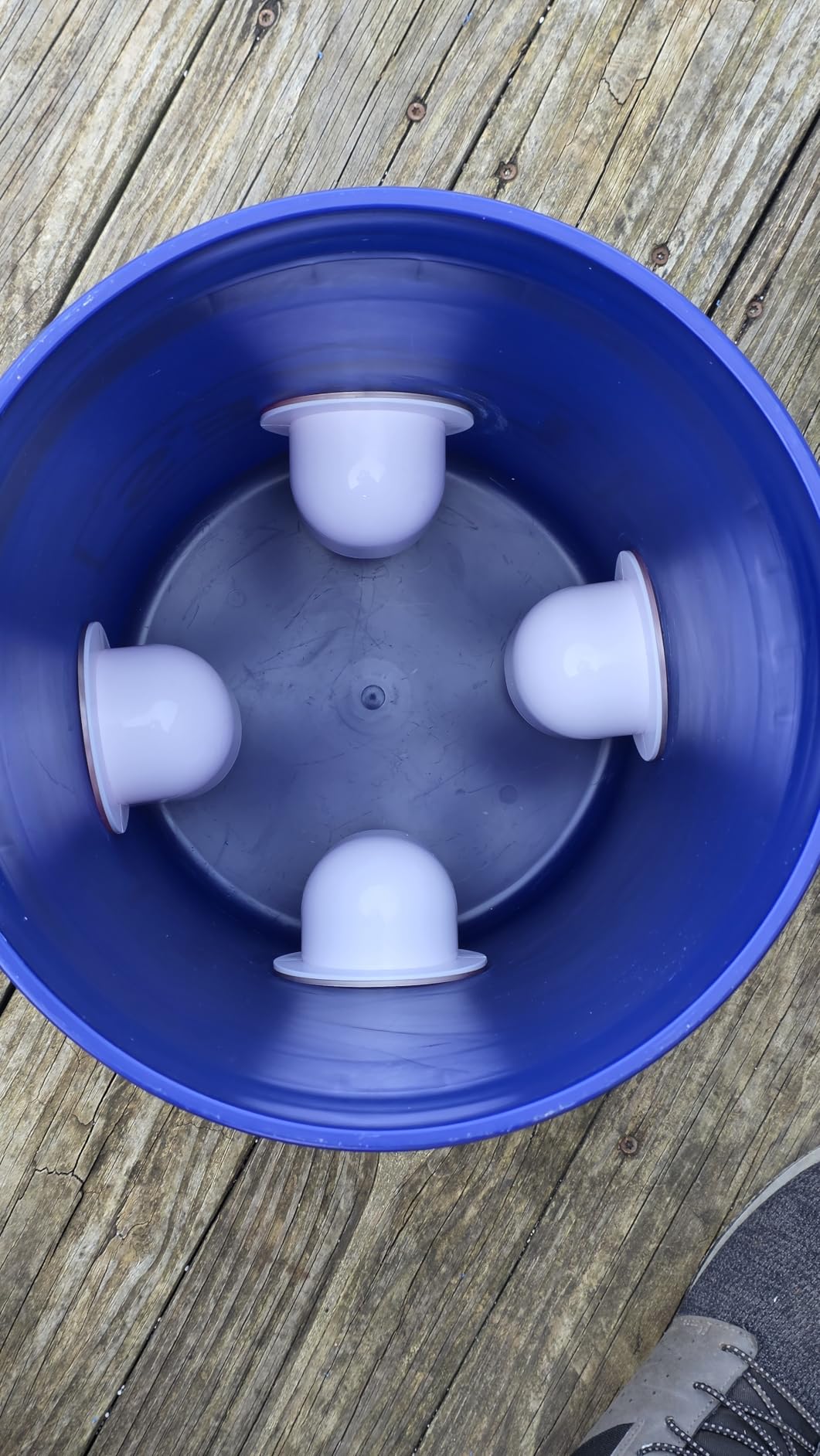 Chicken Feeders No Waste, DIY Automatic Poultry Feeder - 6 Ports Red customer photo 2