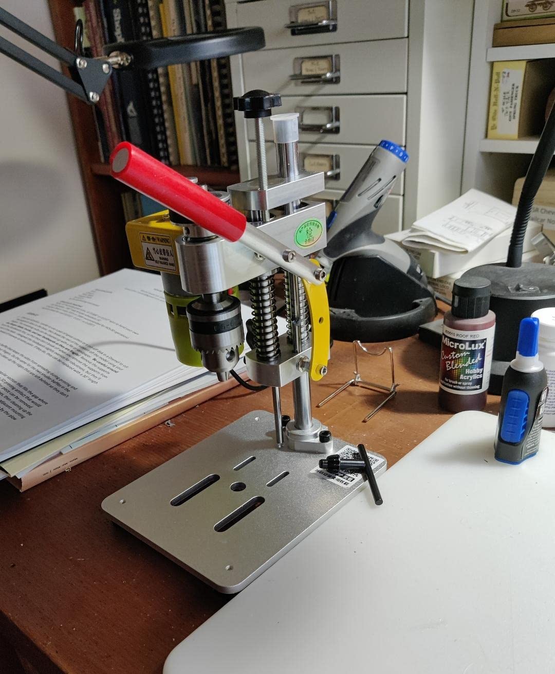 Precision Mini Drill Press Benchtop Driller Machine B10 Upgraded customer photo 2