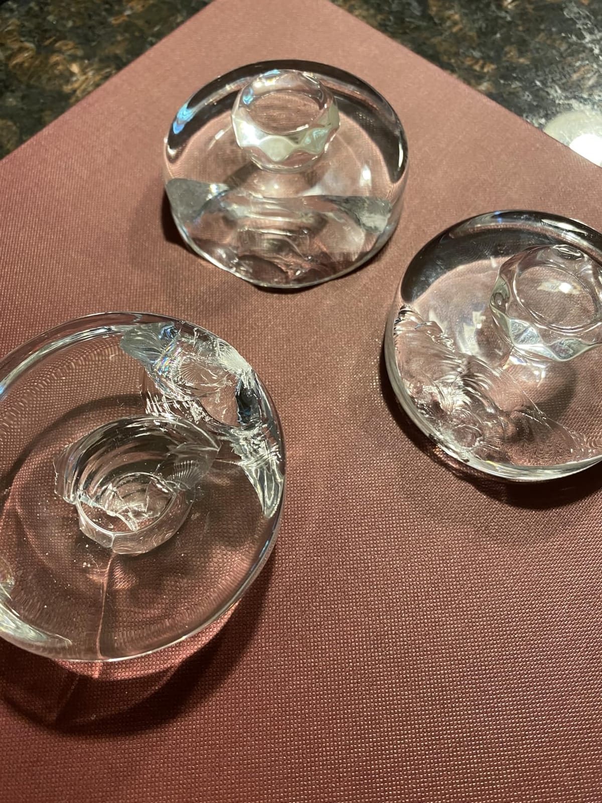YOUEON 9 Pack Fermentation Glass Weights with Easy Grip Handles for Wide Mouth Mason Jars, Pickling Jars, Glass Fermentation Weights for Fermenting Kit, Sauerkraut, Kimchi and More customer photo 2