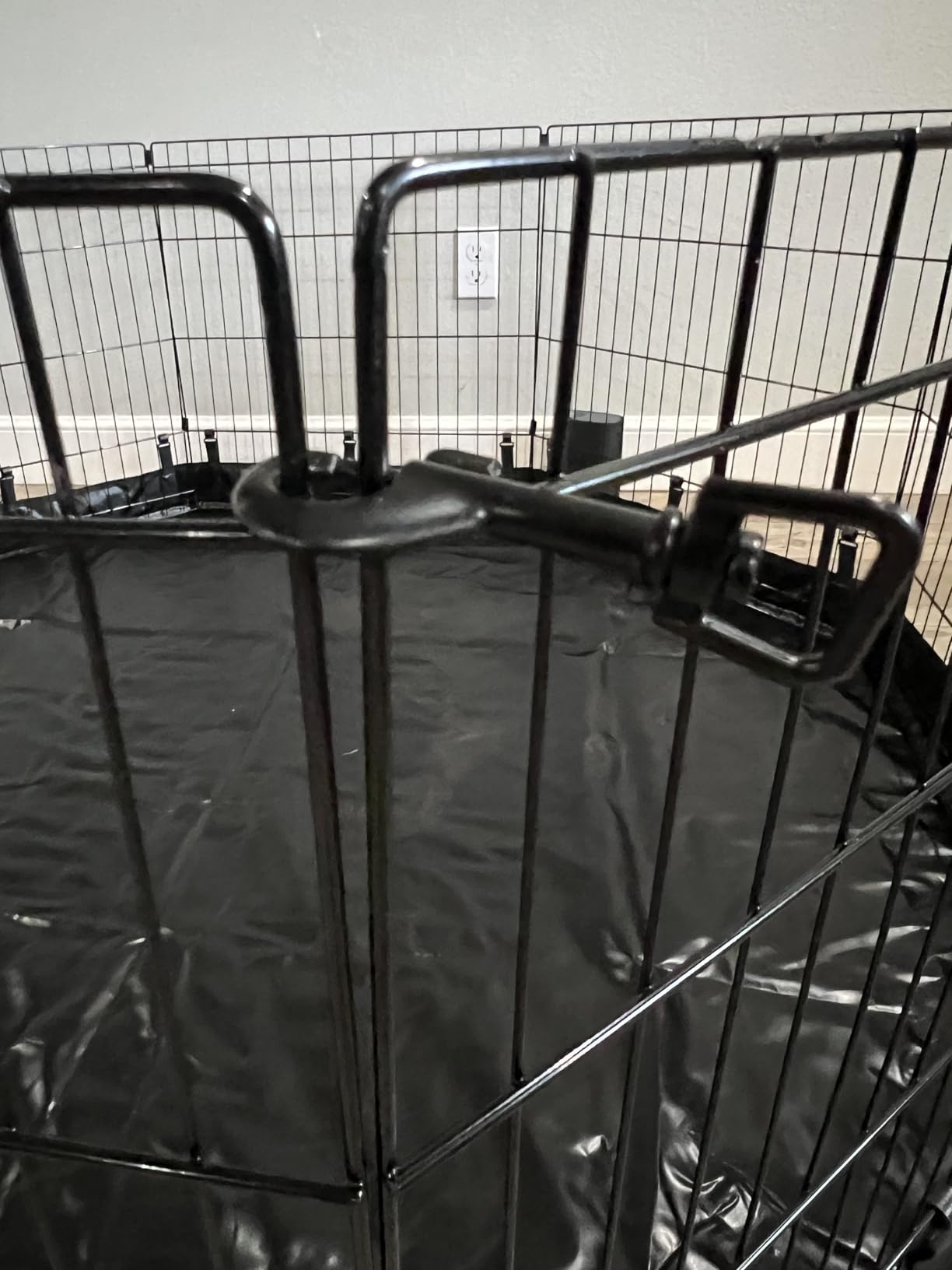 PJYuCien Puppy Playpen with Bottom Pad and Door, 8 Panels 24