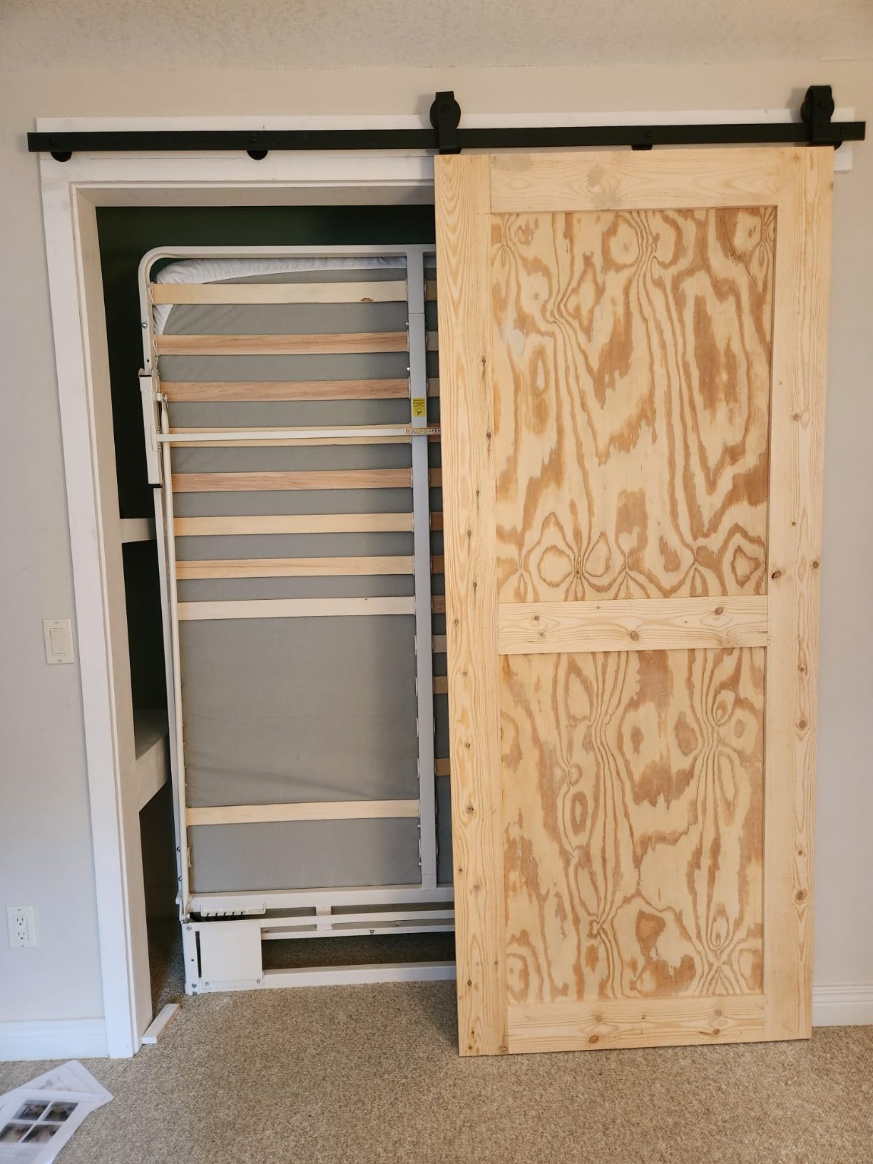 Wilding Wallbeds Murphy Bed Frame Queen DIY Hardware Kit Vertical Wall Bed customer photo 2