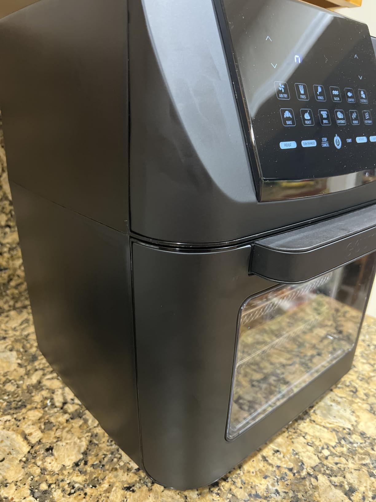Gourmia Air Fryer - 14 Qt Rotisserie Oven with Window, Stainless Steel customer photo 1