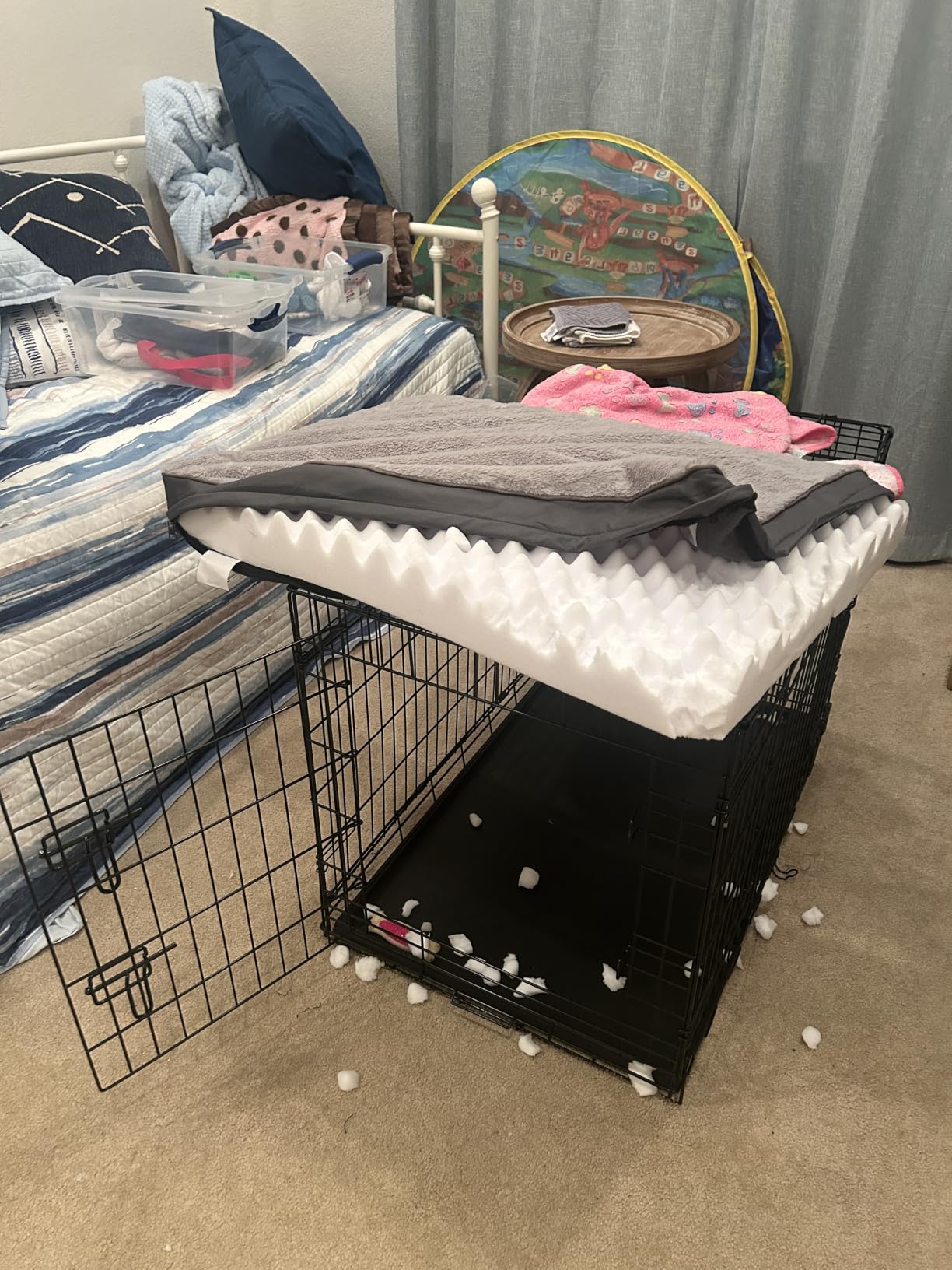 Sunheir Washable Orthopedic Large Dog Bed with Removable Cover, Pet Bed Mat customer photo 2