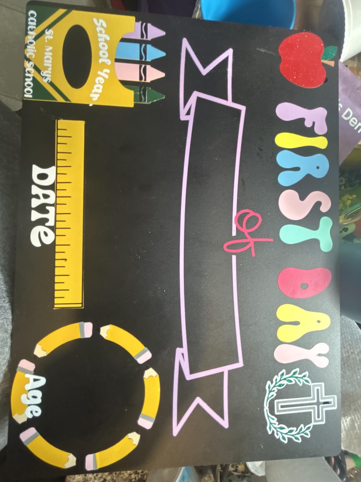 NEWNEWSHOW 3Pack 5.1x7.9 in Blackboard Sign Double Sided with Wood Base Message Chalkboard Erasable Message Board Sign with Wood Base for Shop Wedding Kitchen Home Party Decoration customer photo 1