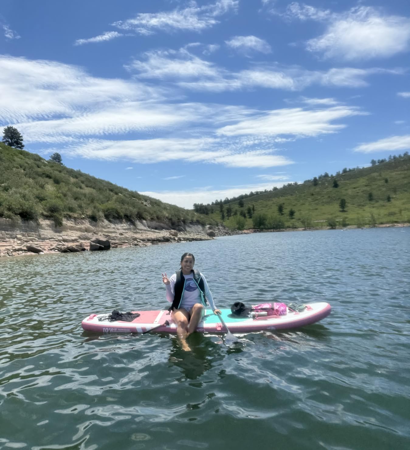 Inflatable Paddle Board with Premium SUP Board Accessories, Allround Paddle Boards for Adults/Youth,Stand Up Paddle Board Defender Collection customer photo 1