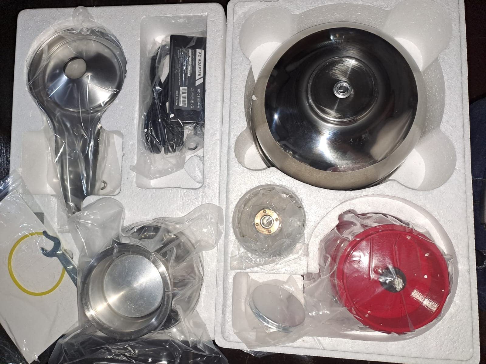Milk Cream Centrifugal Separator Electric descremadora de leche 100L/H Capacity Cream Maker with 5L 304 Stainless Steel Bowl for Fresh Goat Cow Milk, 110V 100W customer photo 1