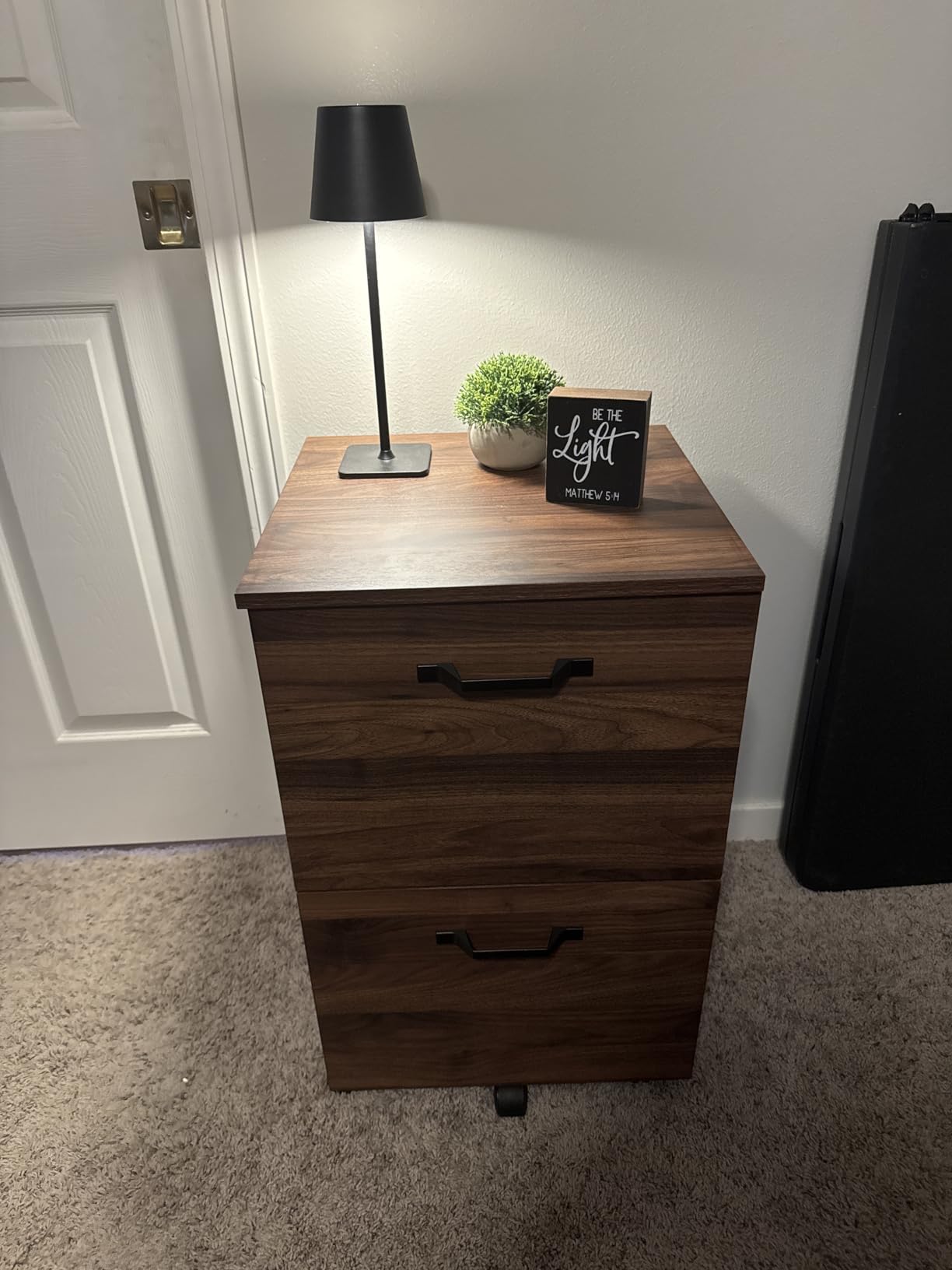 VASAGLE 2-Drawer File Cabinet, Small Rolling Filing Cabinet customer photo 2