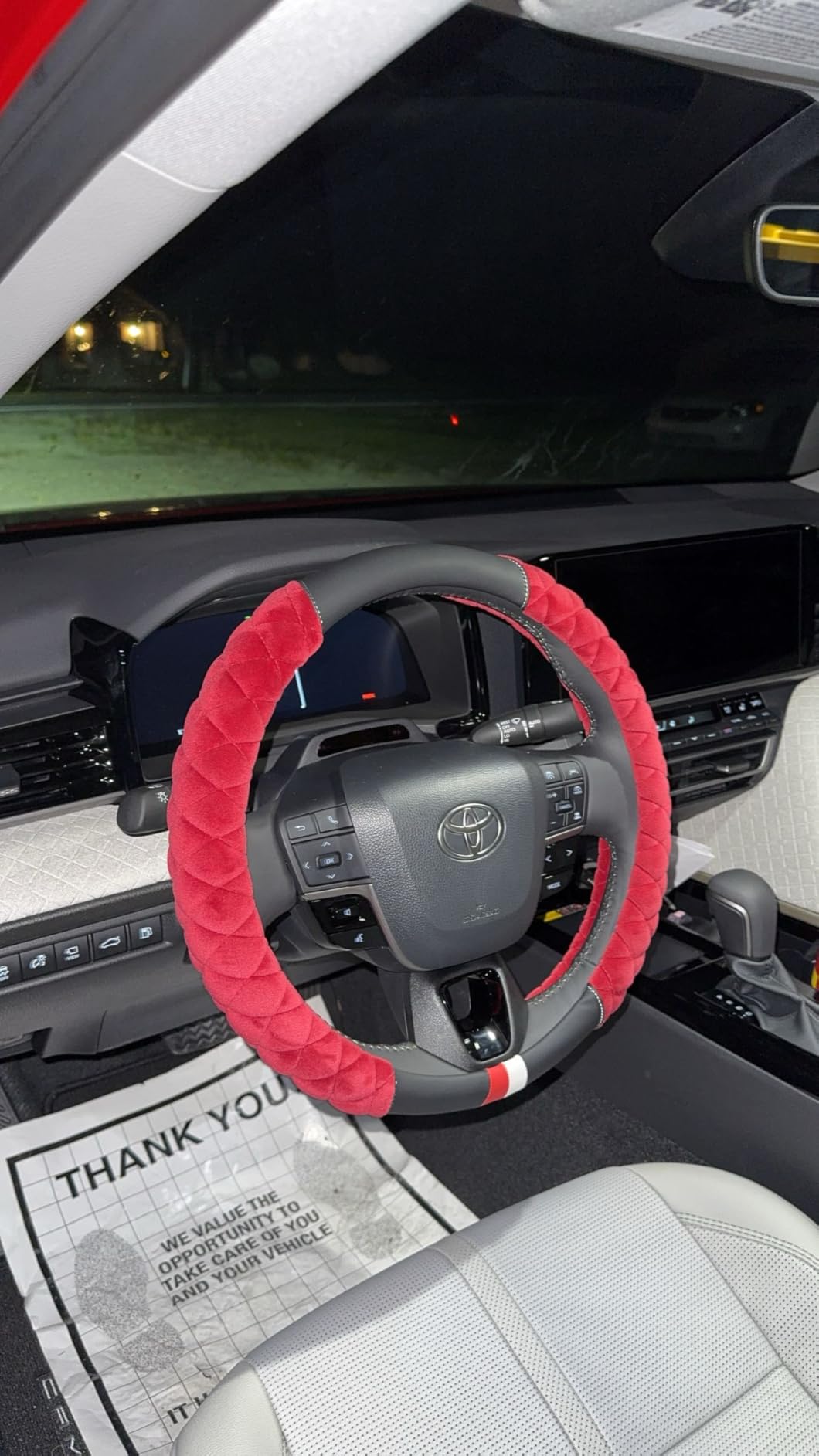 Cxtiy Premium Ice Silk Steering Wheel Cover - Soft, Breathable, and Anti-Slip for Ultimate Comfort and Style Fit Most of Cars SUV Auto Vehicle (C-Black) customer photo 2