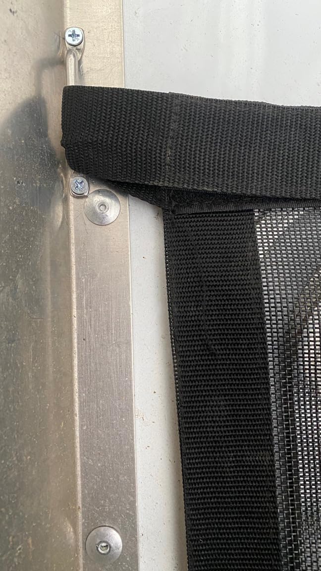 35 Inch Length x 26 Inch Height Horse Trailer Window Screen with Mesh Hole 0.04 * 0.04inch,2 Pack customer photo 2