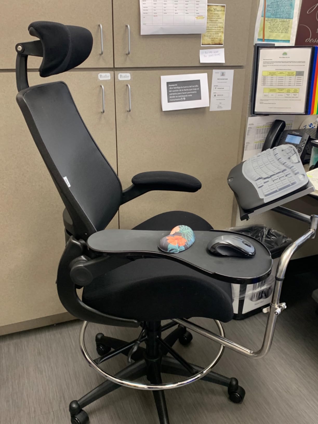 BOLISS Drafting Tall Office Chair 400lbs High Back Standing Desk Chair customer photo 1