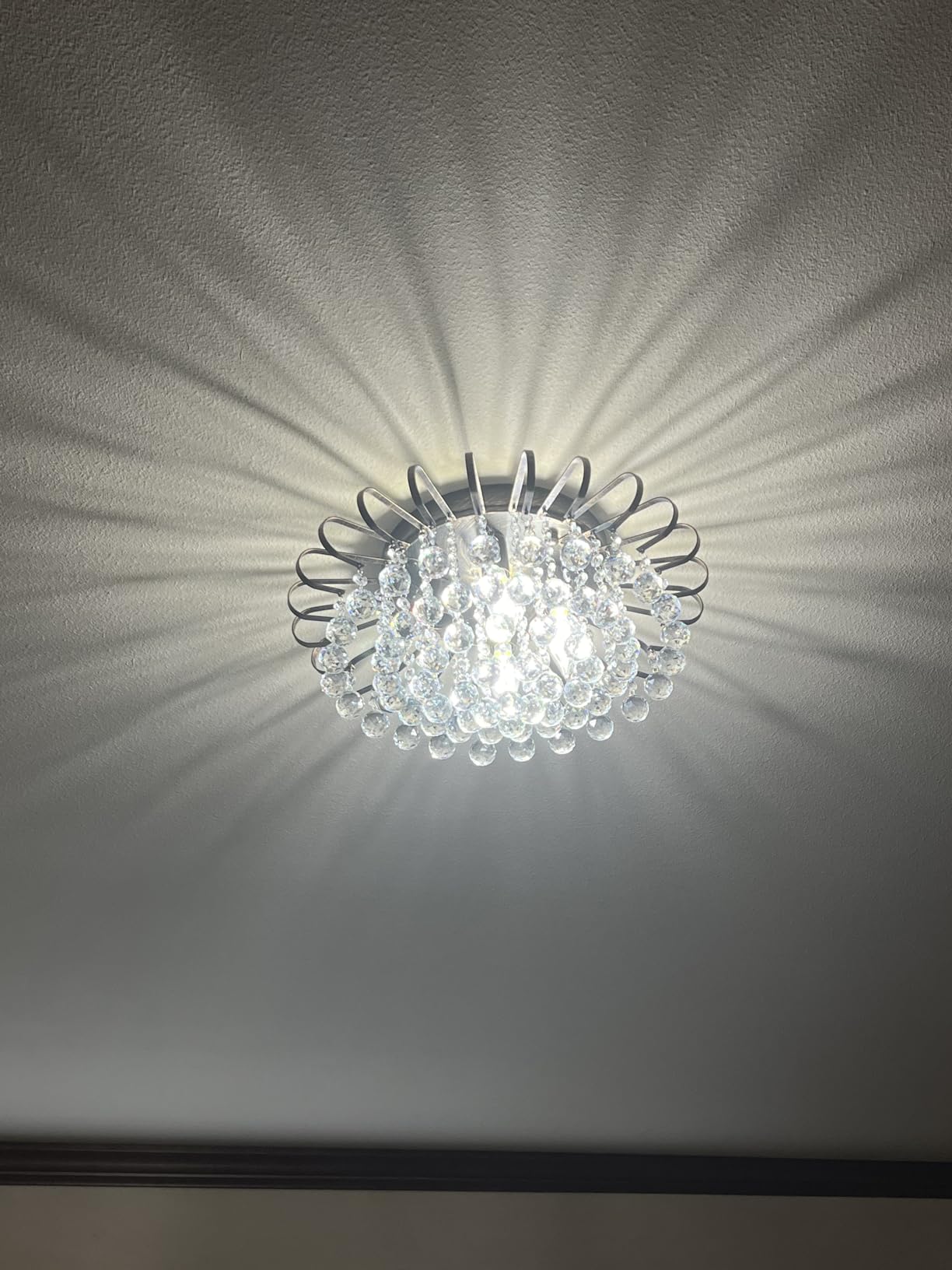 CVKASH 5 - Light Vintage Crystal Chandelier Modern Bronze Branche Ceiling Light Fixture Farmhouse for Kitchen Dining Room Living Room Bedroom Hallway Foyer customer photo 2