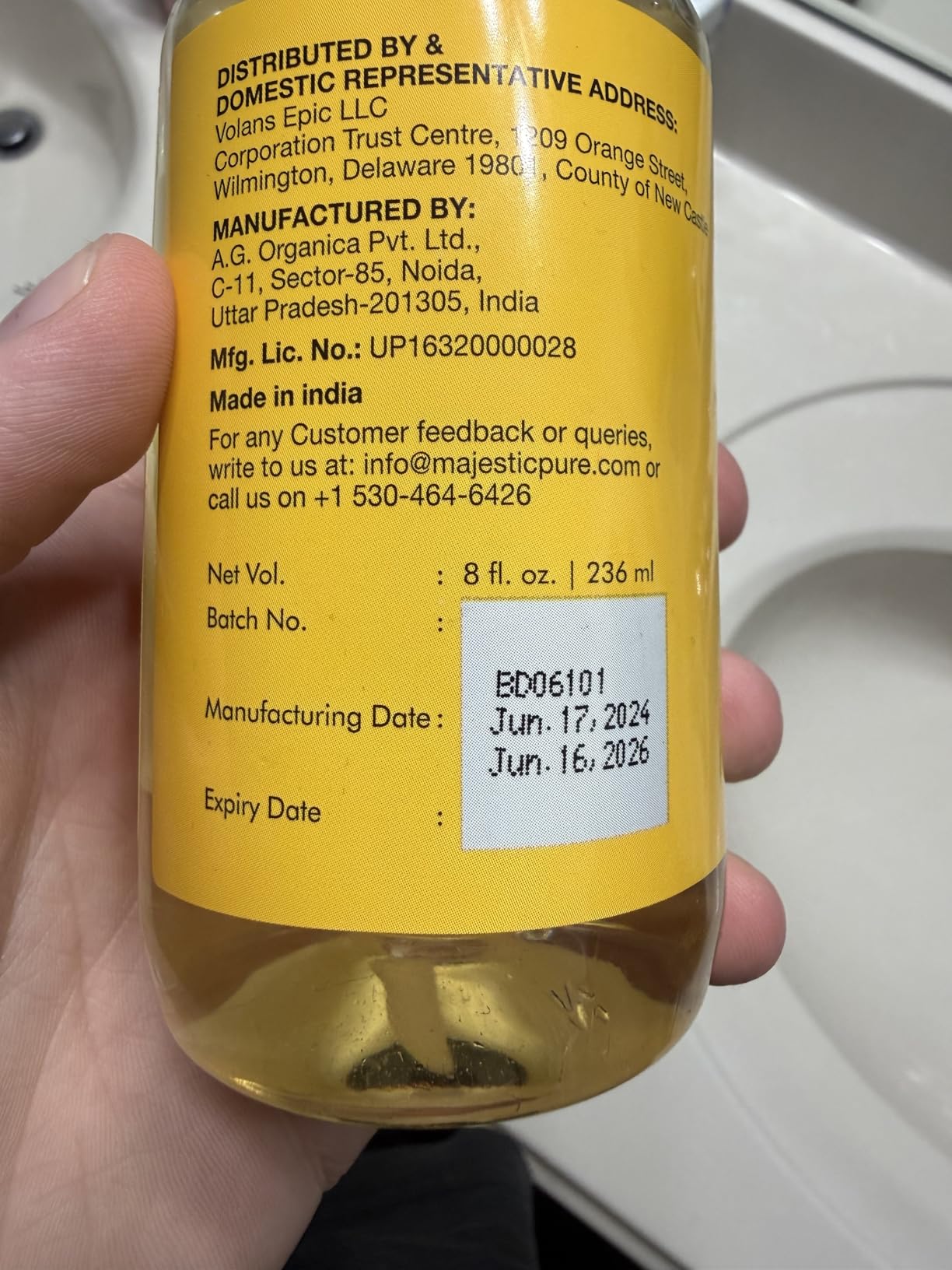 Majestic Pure Vitamin E Oil 100% Pure & Natural Body Oil - 8 Fl Oz customer photo 1