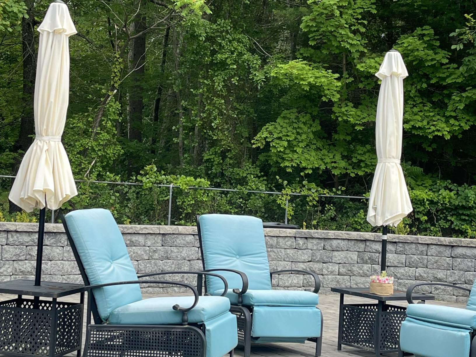 Simple Deluxe 9' Patio Umbrella Outdoor Table Market Yard Umbrella with Push Button Tilt/Crank customer photo 1