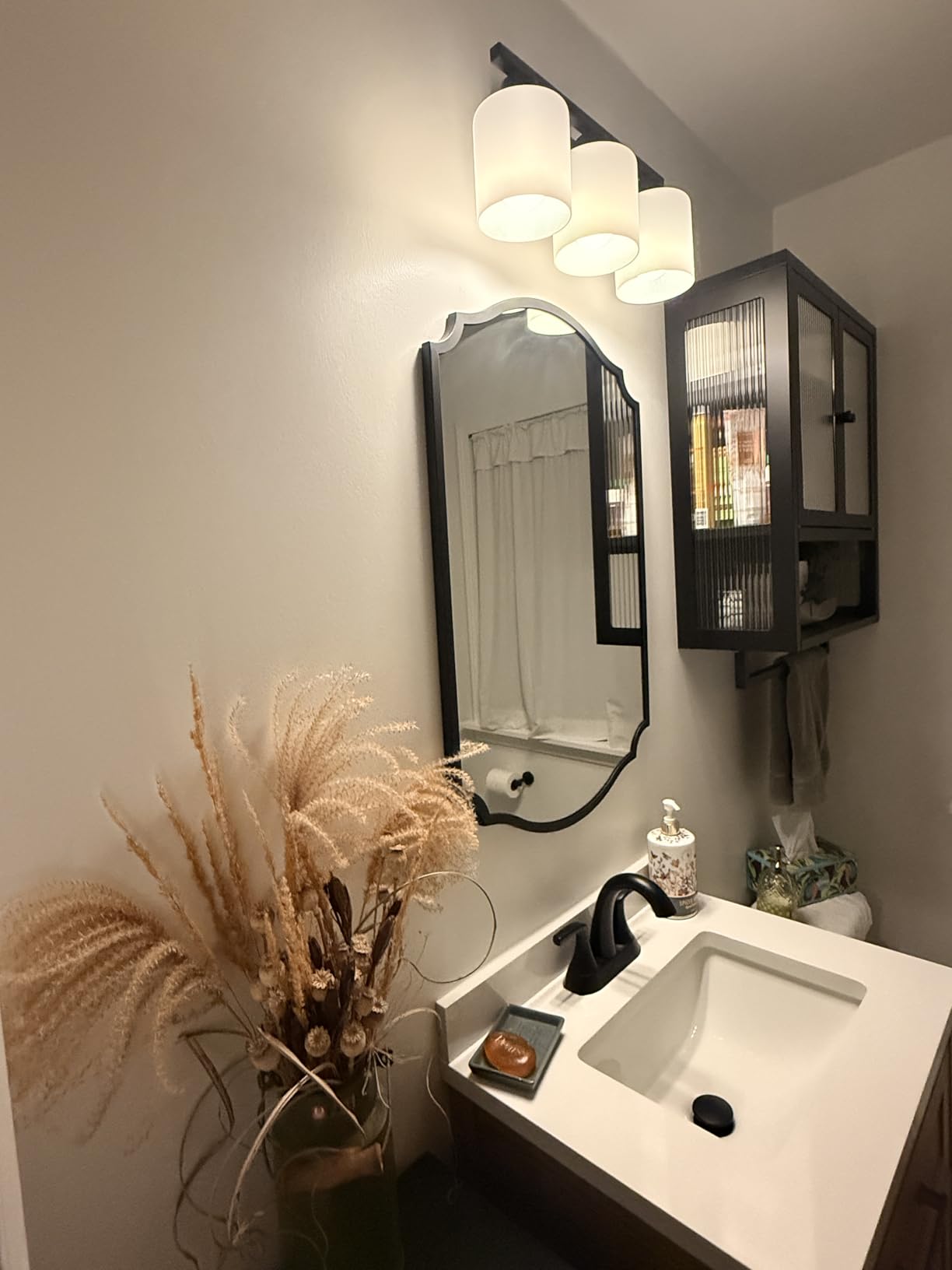 18 Inches Bathroom Light Fixtures Over Mirror Brushed Nickel customer photo 1