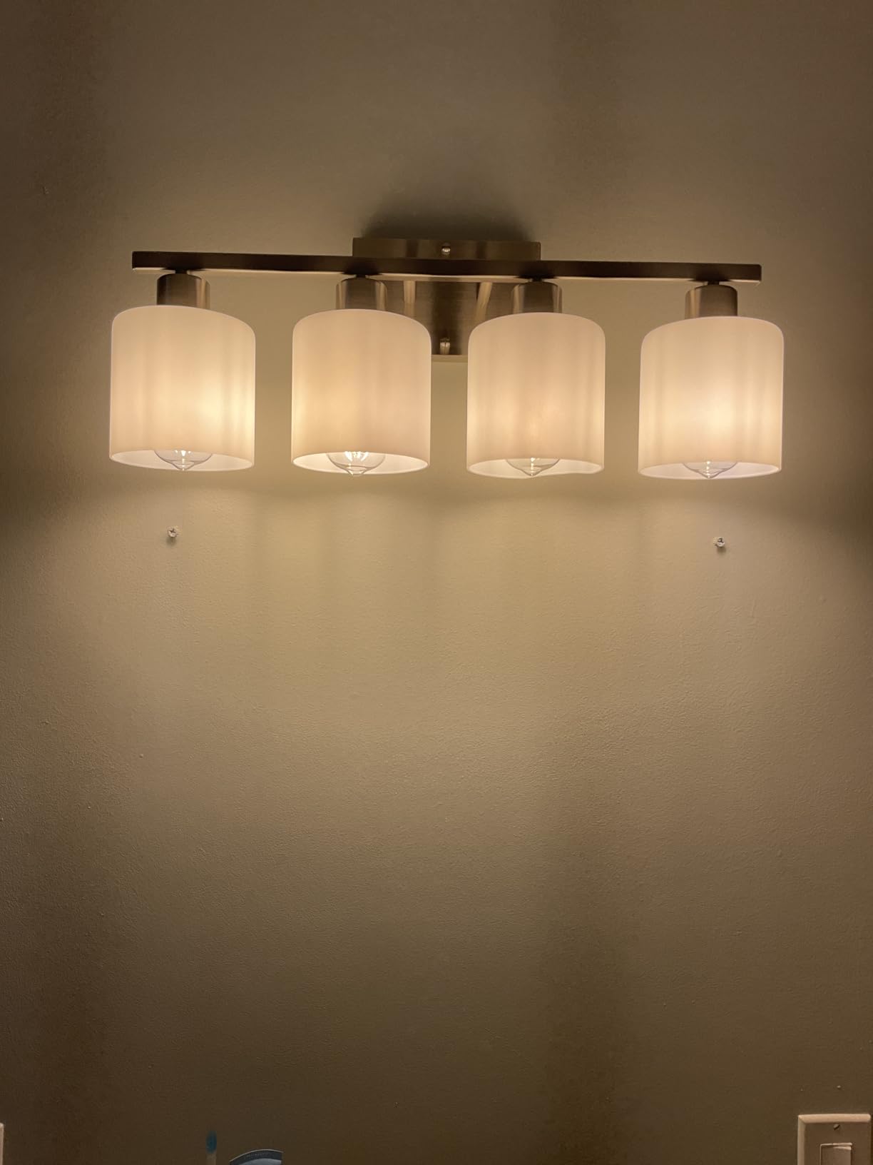 18 Inches Bathroom Light Fixtures Over Mirror Brushed Nickel customer photo 2