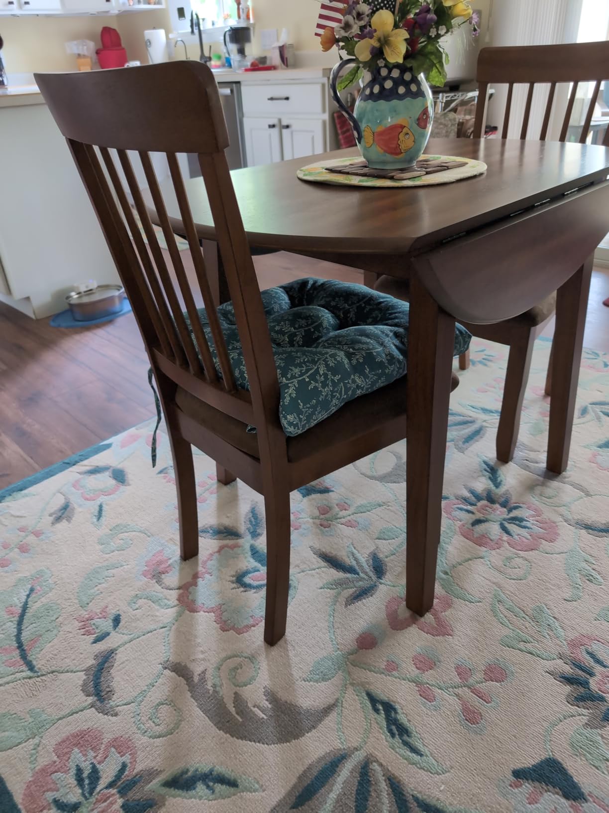 Signature Design by Ashley Shullden Drop Leaf Dining Table, 43 in, Grey customer photo 2