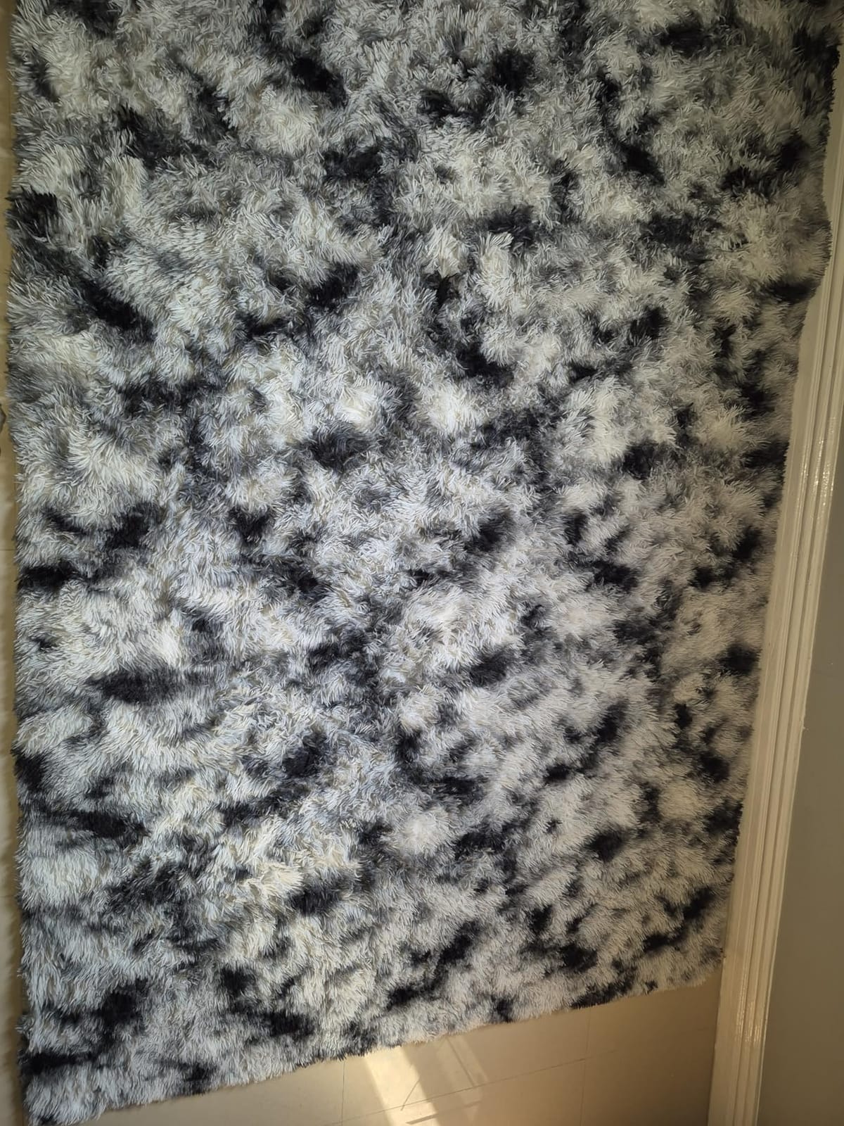 Noahas 2x6 Black Fluffy Soft Runner Rug Non-Slip for Bedroom Dorm Hallway customer photo 2