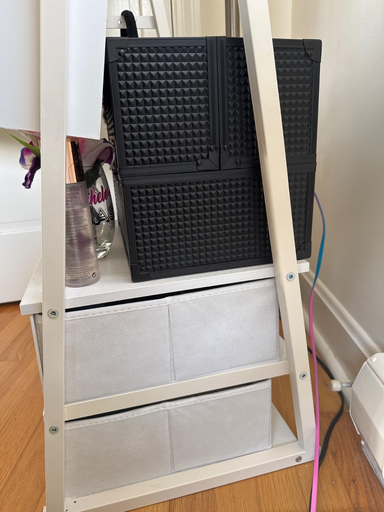 Nicetree Mirror Jewelry Cabinet, Lockable Full Length Mirror, 2 Drawers customer photo 1