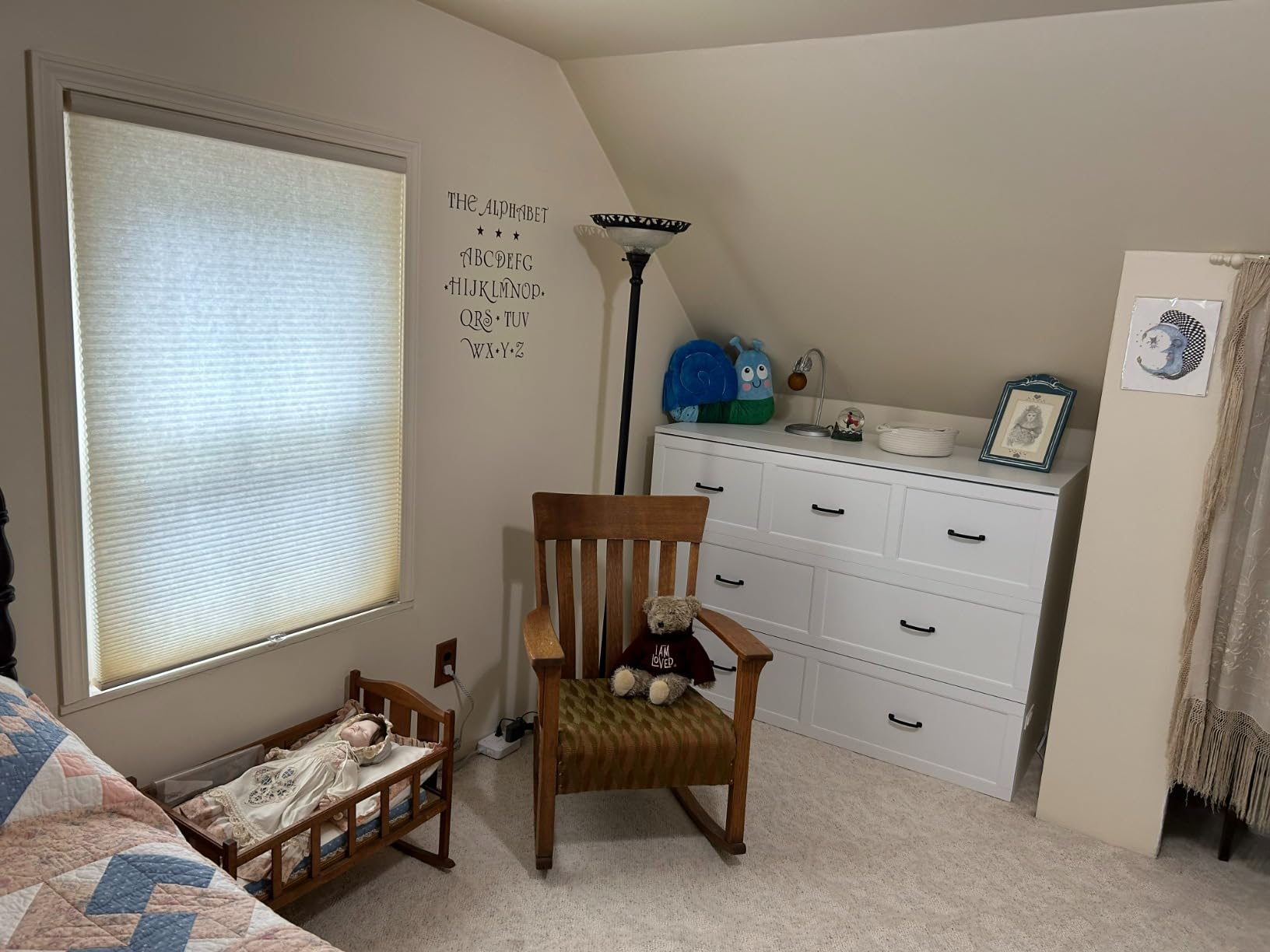 ECACAD Multi-Functional Murphy Cabinet Bed, Full Size Bed Frame Murphy Chest with Built-in Power Strip & 3 Drawers, Full Foldable Platform BedFrame, White customer photo 2
