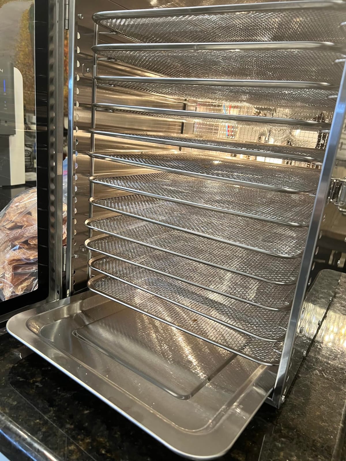 Food-Dehydrator Machine Adjustable Temperature 12 Trays 800W Food Dryer customer photo 1