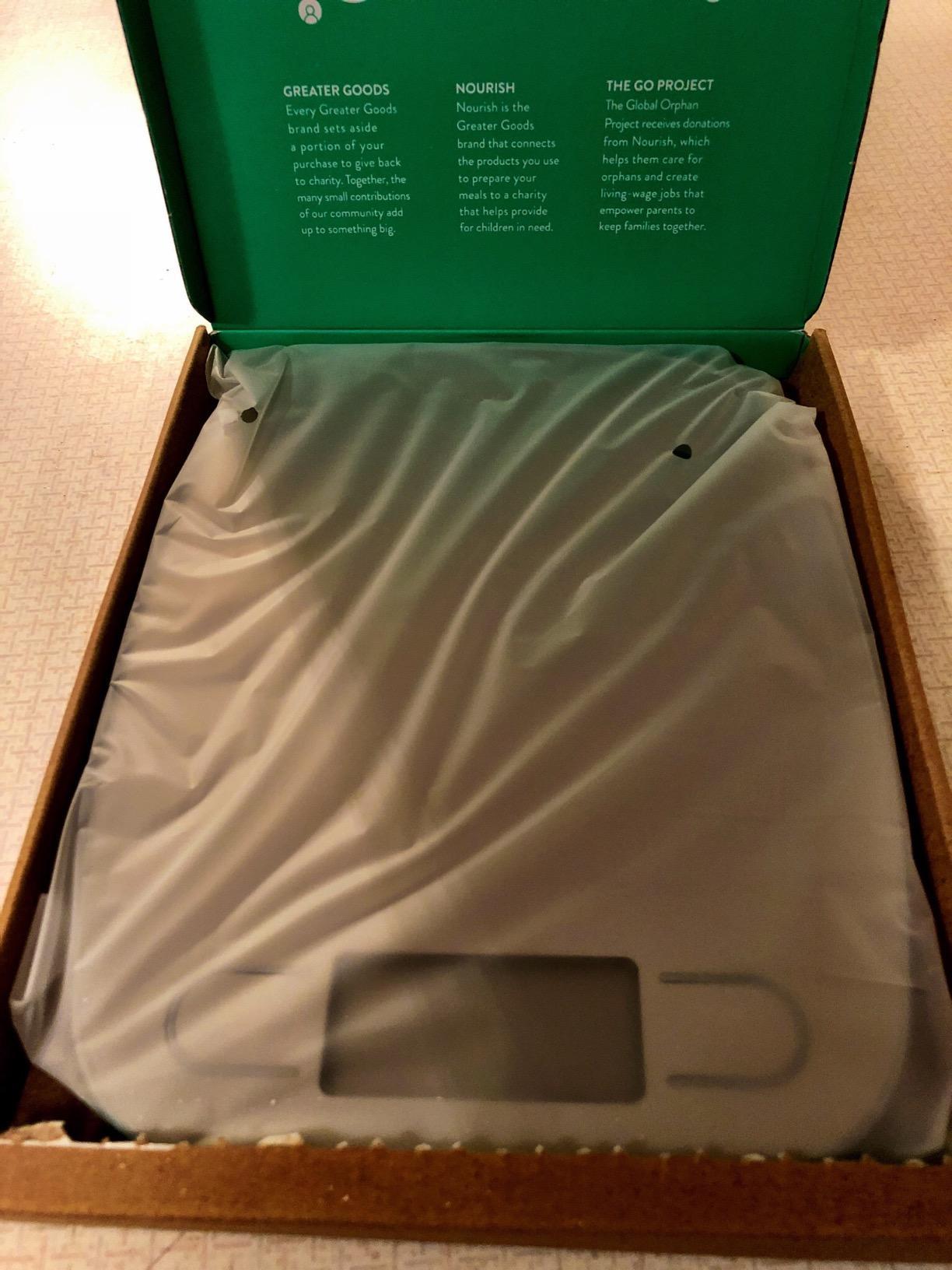 Greater Goods Food Scale, Slim & Compact Build, 1g Precision (Ash Gray) customer photo 1