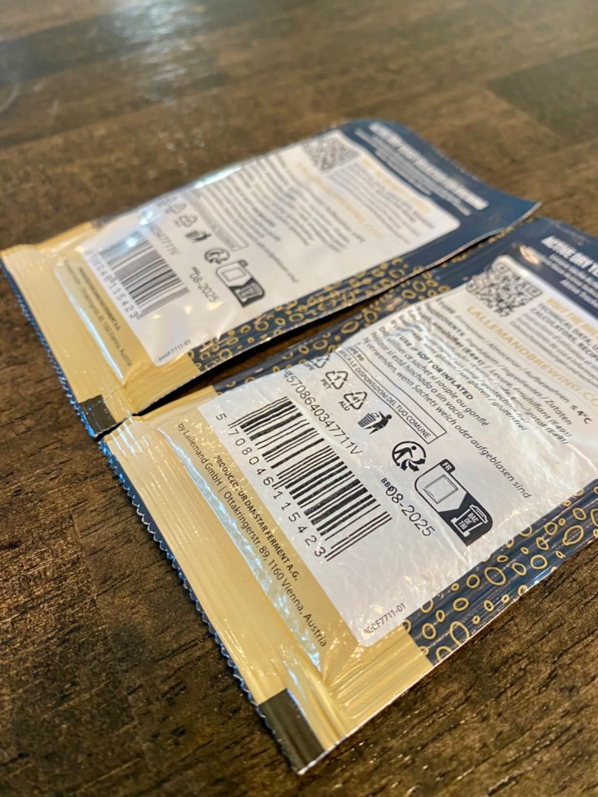 LalBrew VOSS Kveik Brewing Yeast (2 Pack) - Kveik Ale Yeast - Make Beer At Home - 11 g Sachets - Saccharomyces cerevisiae - Sold by CAPYBARA Distributors Inc. customer photo 1