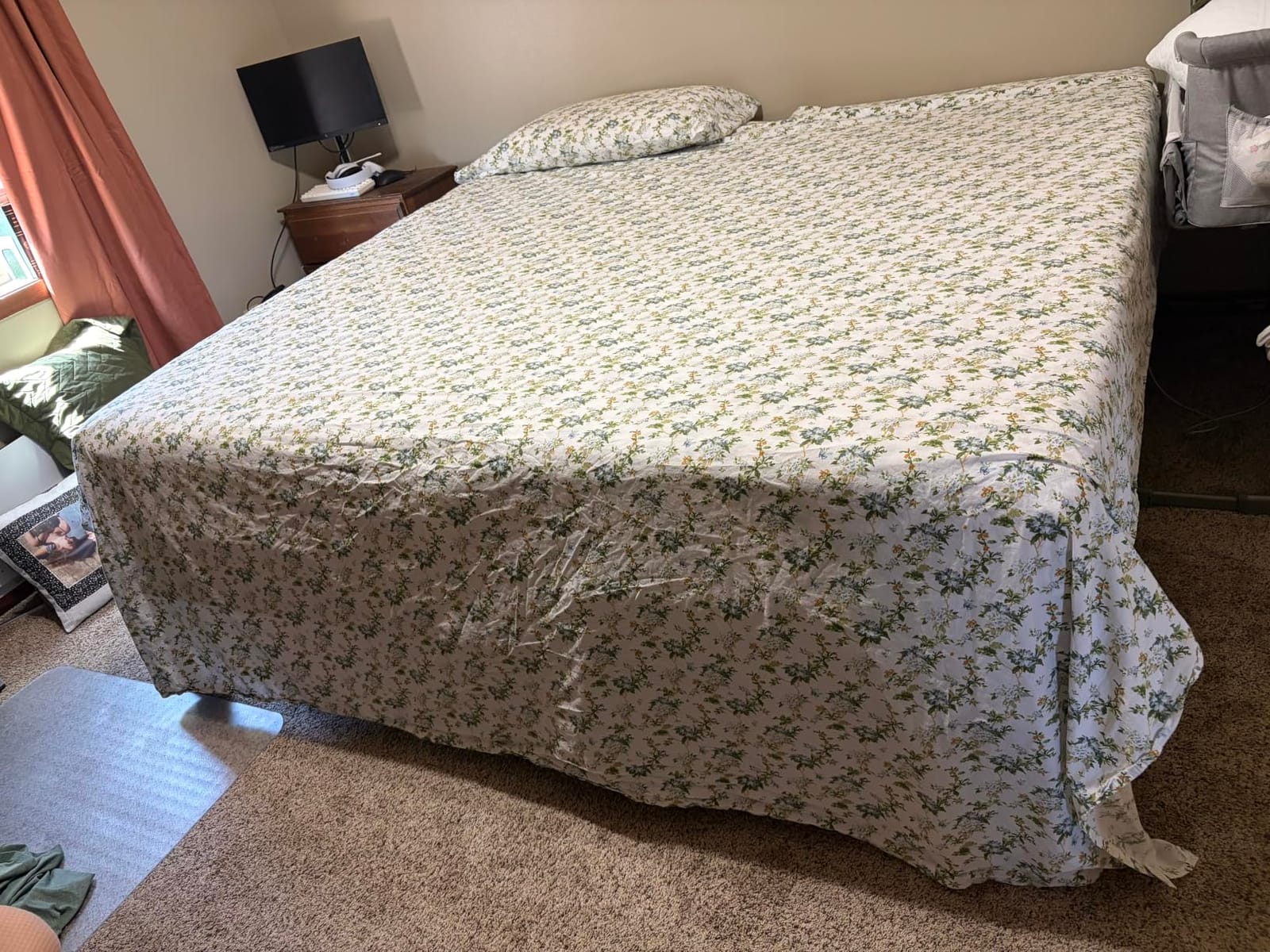RUVANTI 100% Cotton Queen Sheets, Percale Queen Sheet Set, Aroma customer photo 1