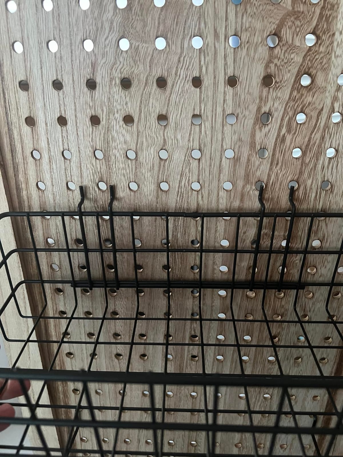 INCLY 238PCS Pegboard Accessories Organizer Kit, Peg Board Hooks Assortment with Peg Bins, Baskets, Paper Towel Holder for 1/8 and 1/4 inch Pegboard Hanging Tools, Garage Wall Storage Attachments customer photo 1