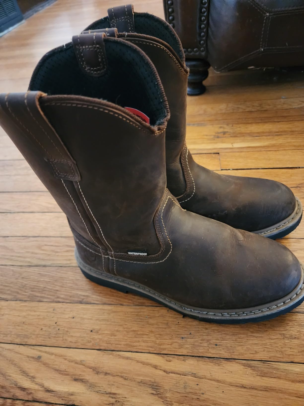 SUREWAY 10in Mens Soft/Steel Toe Waterproof Wellington Work Boot customer photo 2