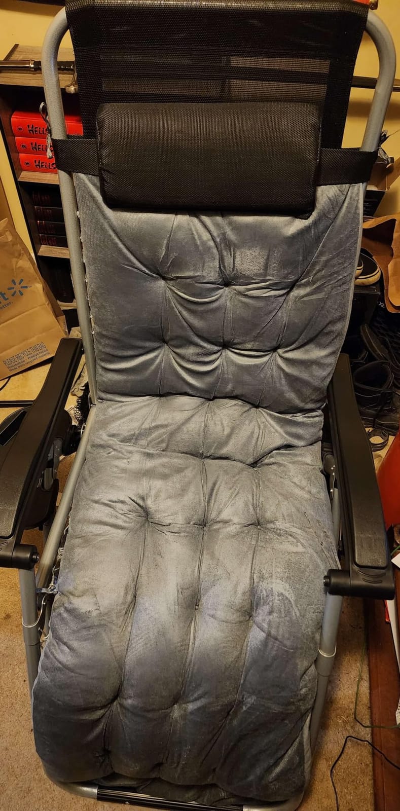 DoCred Comfy Folding Recliner Chair -Bedroom Living Room Chairs customer photo 2