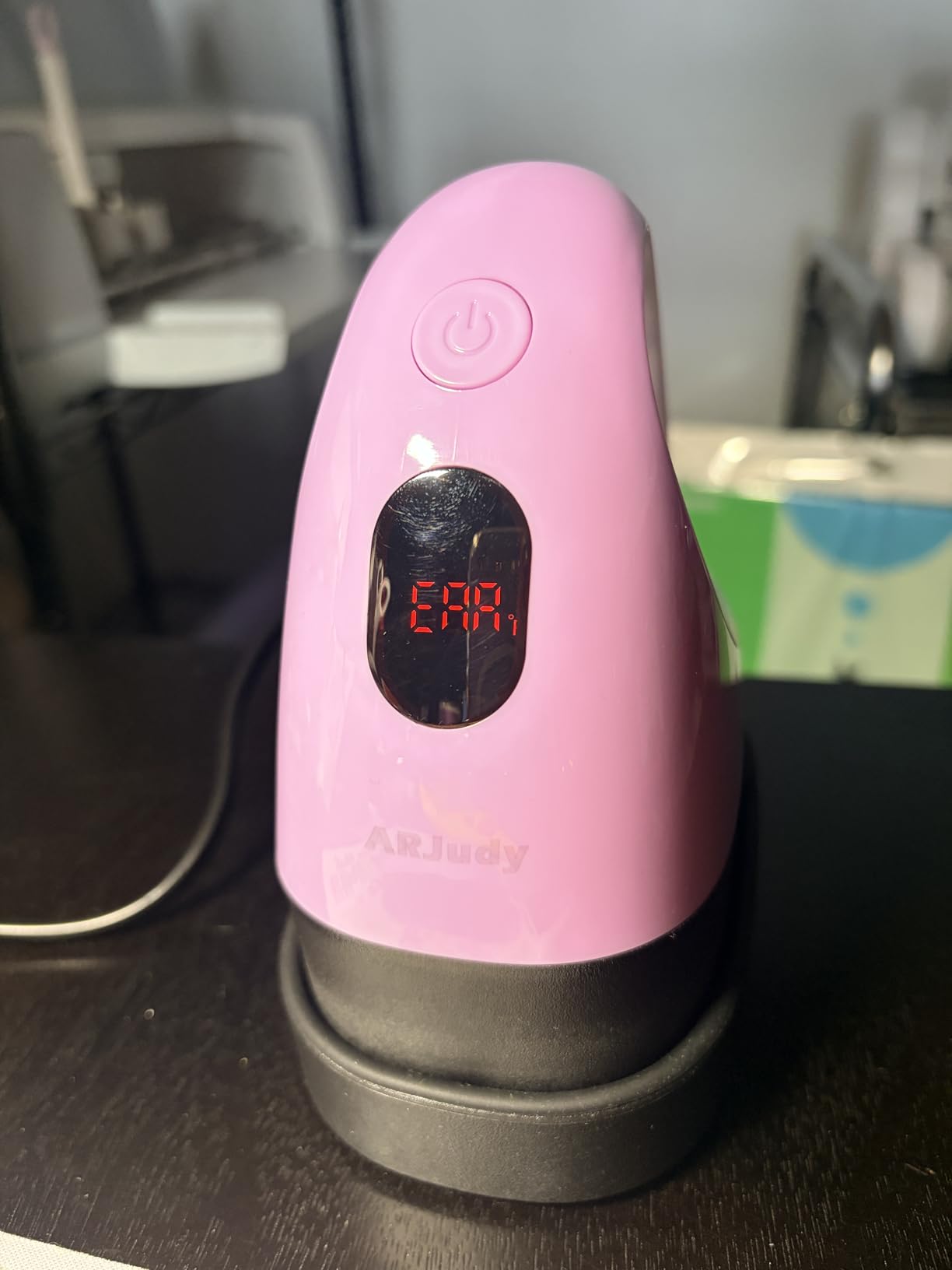 Mini Heat Press Machine, Mini Heat Transfer Iron, 3 Settings Levels & Visible Temp, Portable Press Easy for Crafts, T-Shirt, Hats, Shoes, Bags, Cap and Small Vinyl Projects (Pink) customer photo 1