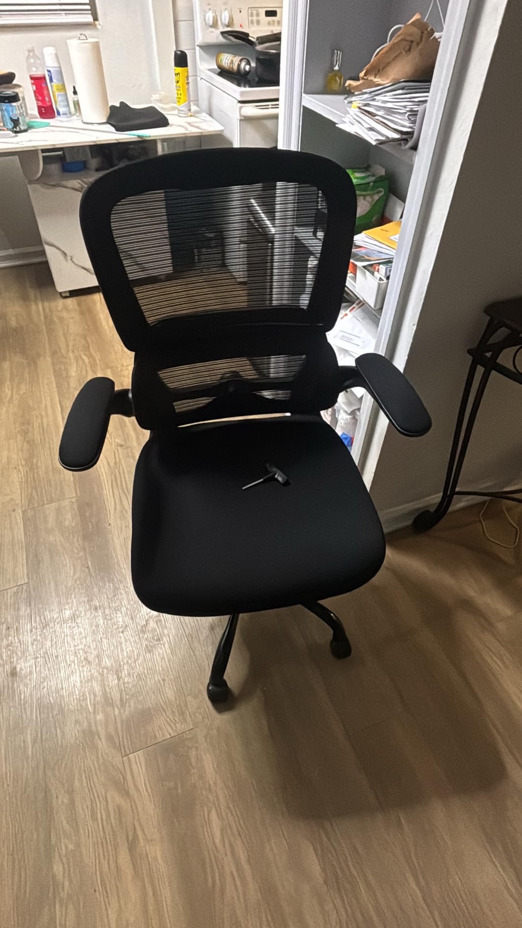 TRALT Office Chair - Ergonomic Desk Chair with Adjustable Lumbar Support, Mesh Computer Chair, Executive Chairs for Home Office Comfortable Lumbar Support (Black) customer photo 1