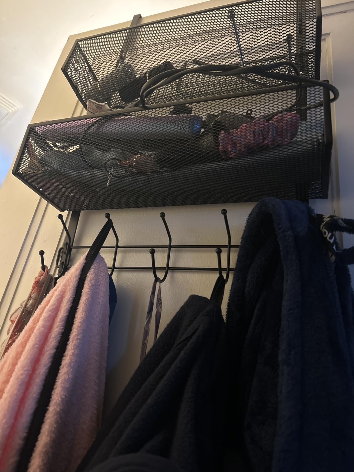 Over the Door Hooks Organizer,Door Hanger Fits Doors 1 3/4