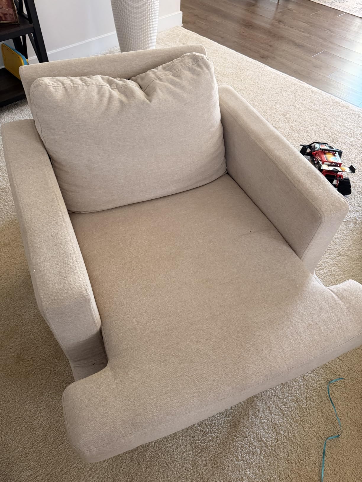Weture Mid-Century Accent Chair, Dark Grey Armchair Living Room Chairs customer photo 1