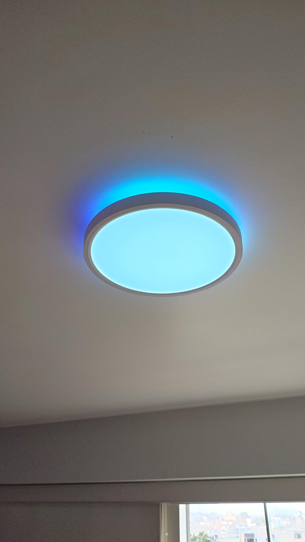 Govee Smart Ceiling Light, RGBIC 2400LM 2700K-6500K 12 Inch 1 Pack White customer photo 1