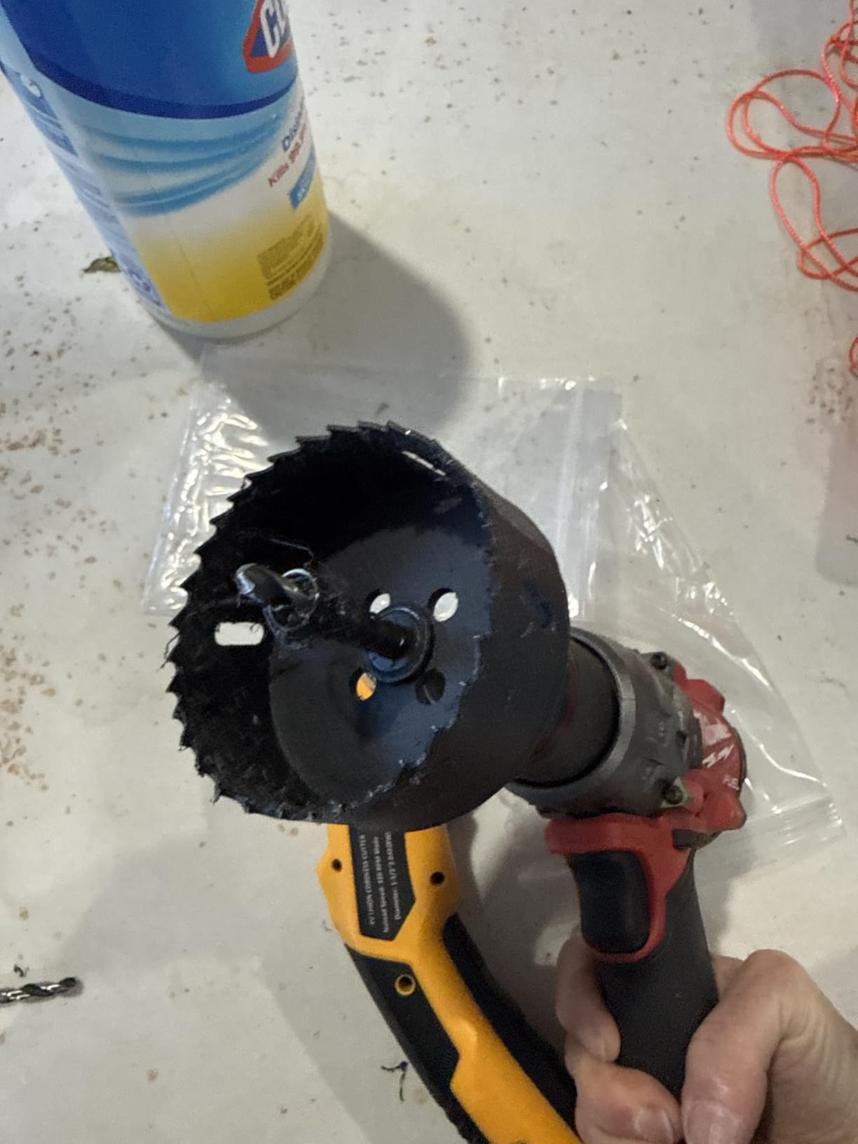 12 Chicken Feeder Ports,DIY Poultry Feeder Cups with Lid & Drill Bit,Orange customer photo 1