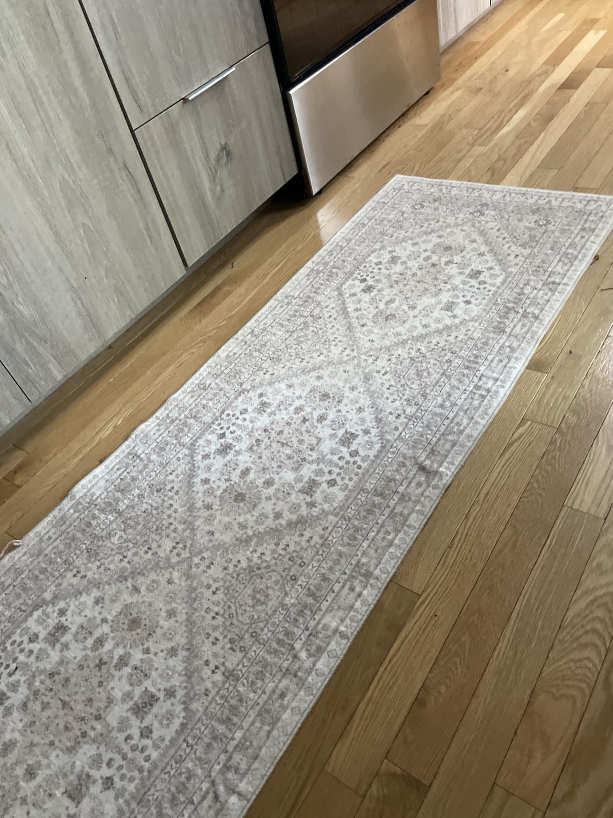 Runner Rug 2x8 Runners for Hallways Vintage Washable Rugs, Orange customer photo 2