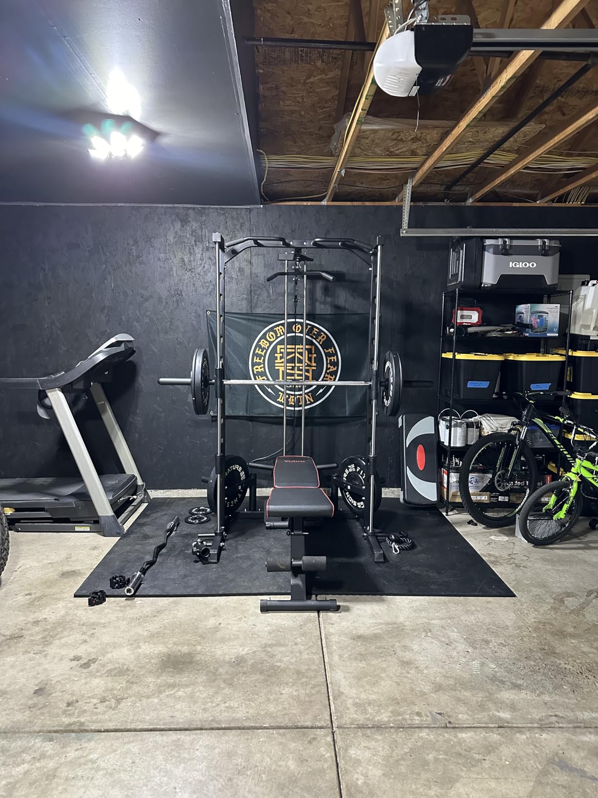 RitFit Smith Machine Power Rack with LAT-Pull Down System customer photo 2