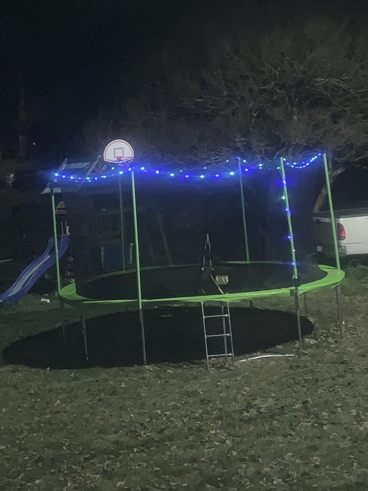 Lyromix Upgraded 16FT 15FT 14FT 12FT 10FT 8FT Trampoline Outdoor with Basketball Hoop and Net, Capacity for 4-6 Kids and Adults customer photo 2