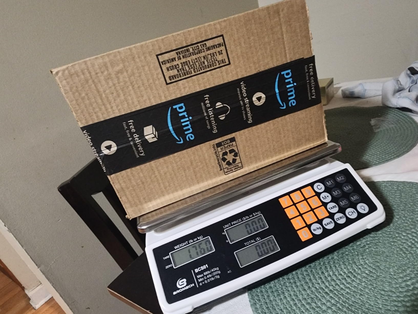 Price Computing Scale 88lb/40kg Commercial Food Scale for Produce Meat Weighing, LCD Display and Green Bright Backlight for Farmers Markets, Meat Shop, Deli, (Not for Trade) customer photo 1