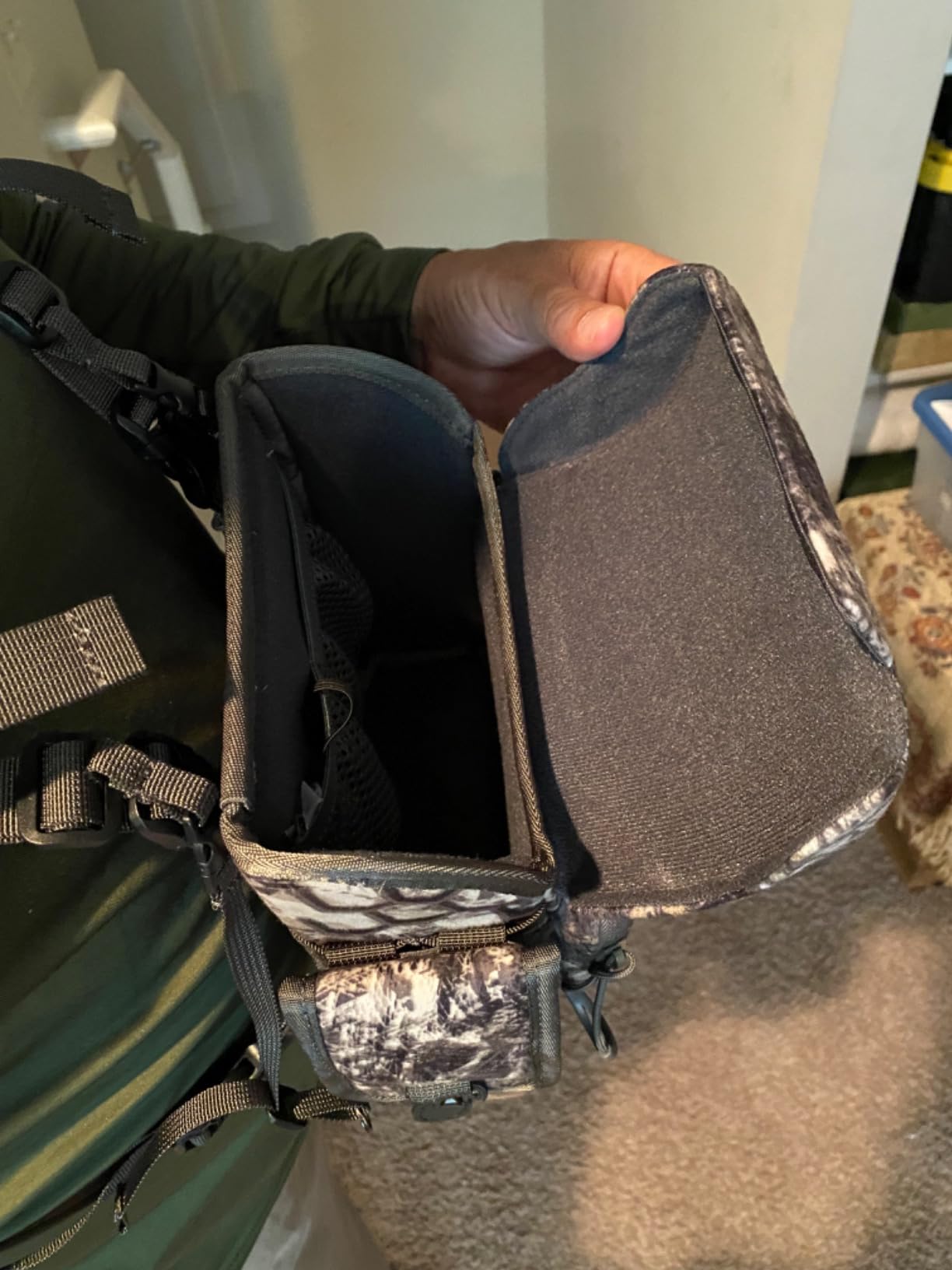 MOXULE Binocular Harness Chest Pack: Bino Case with Rangefinder Pocket customer photo 2