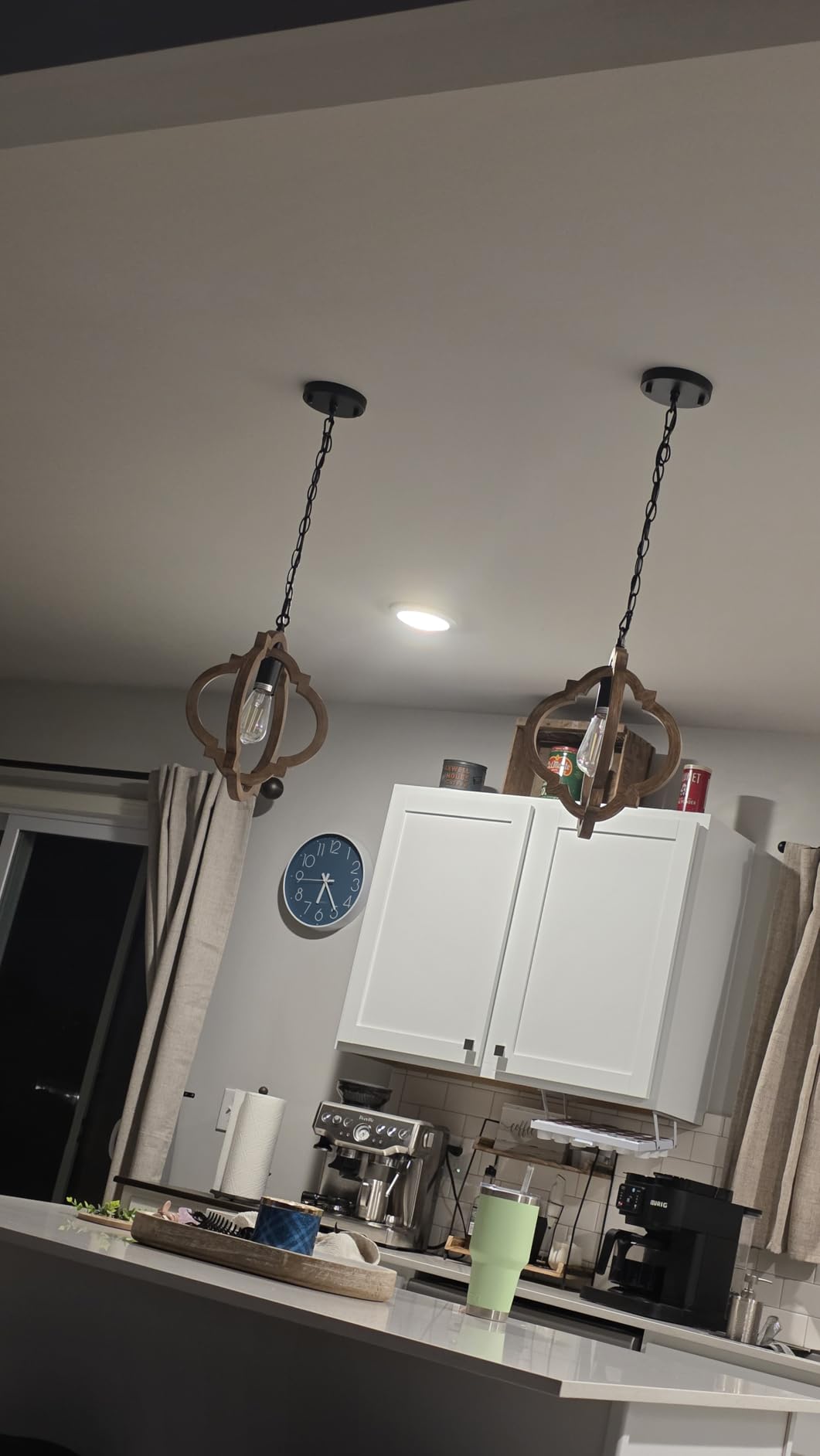 Sheetea 2 Pack Pendant Lights Kitchen Island, Modern Black Light Fixtures customer photo 1